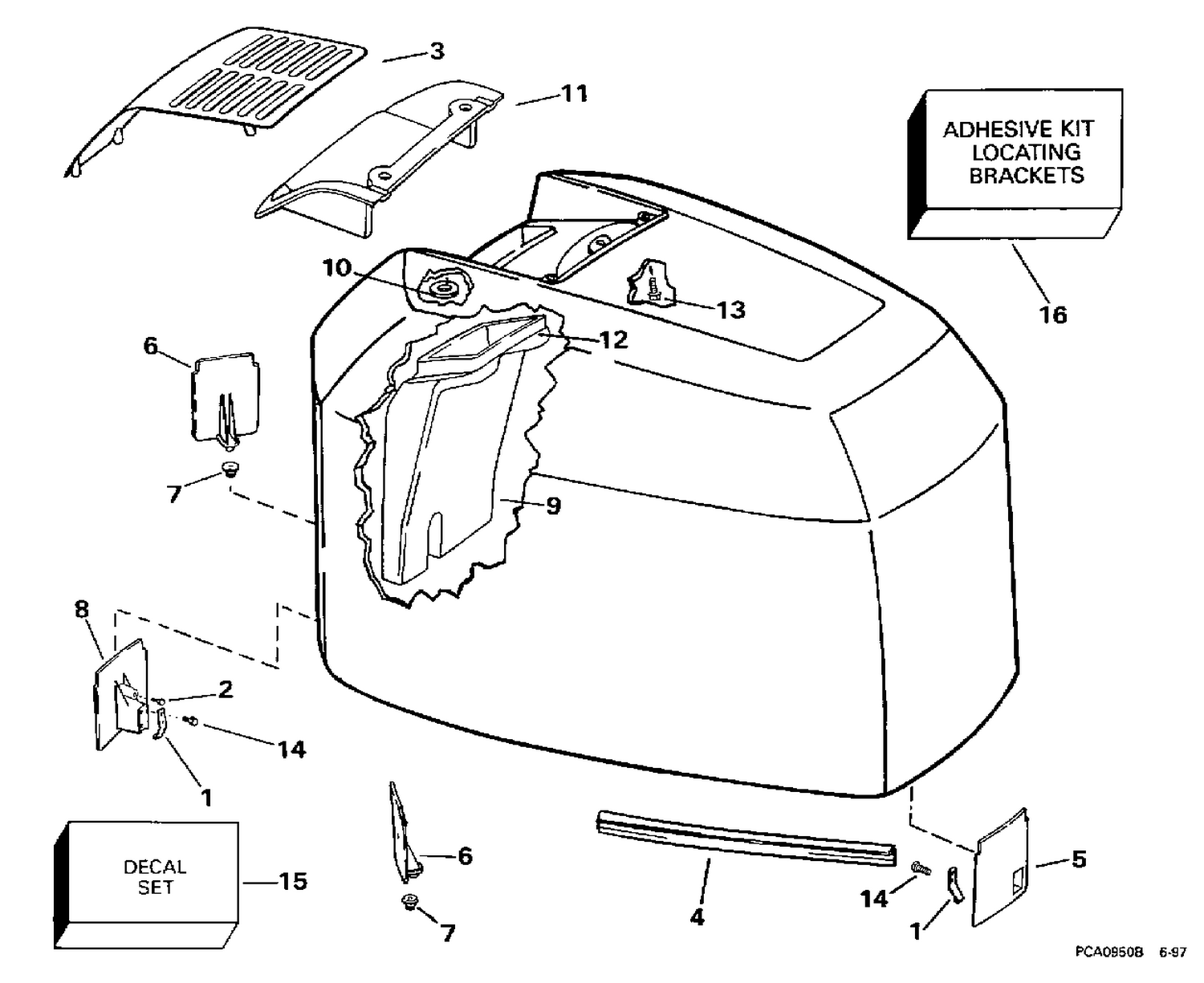 ENGINE COVER -- JOHNSON