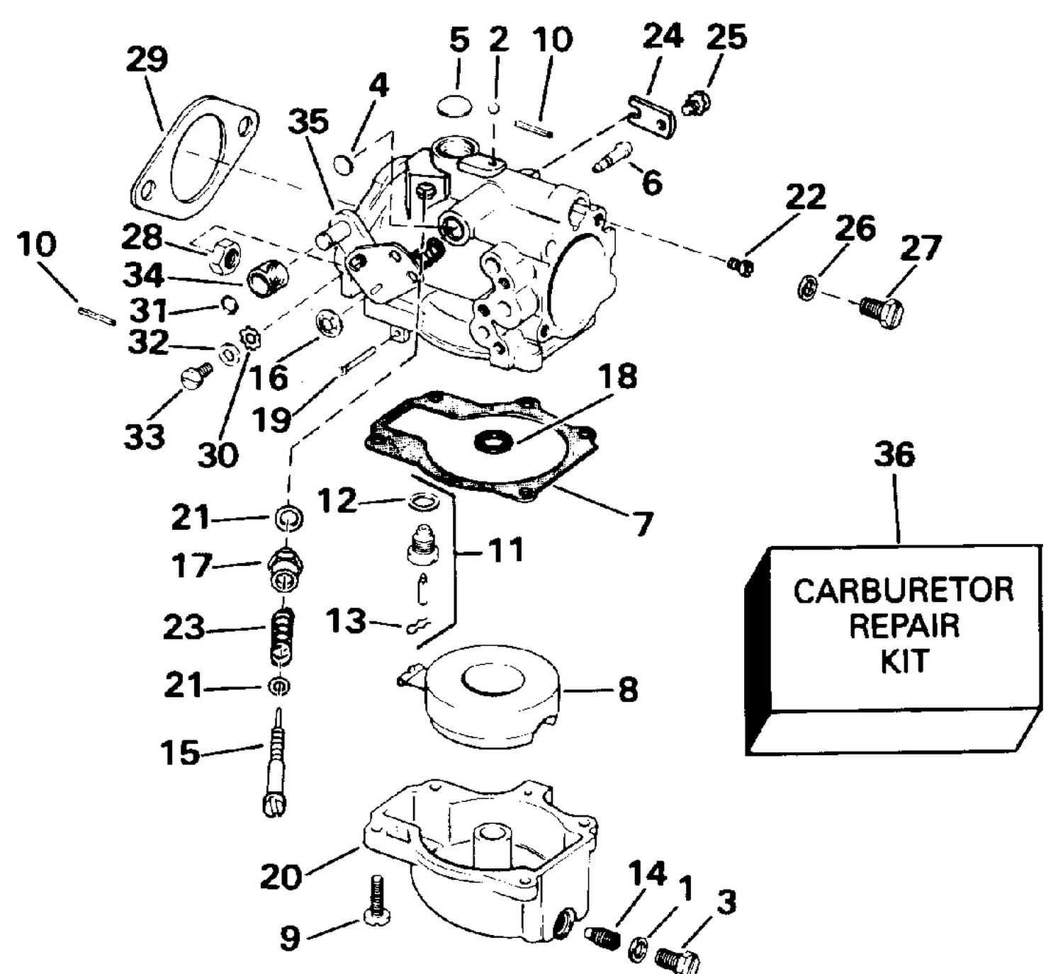CARBURETOR EARLY PRODUCTION