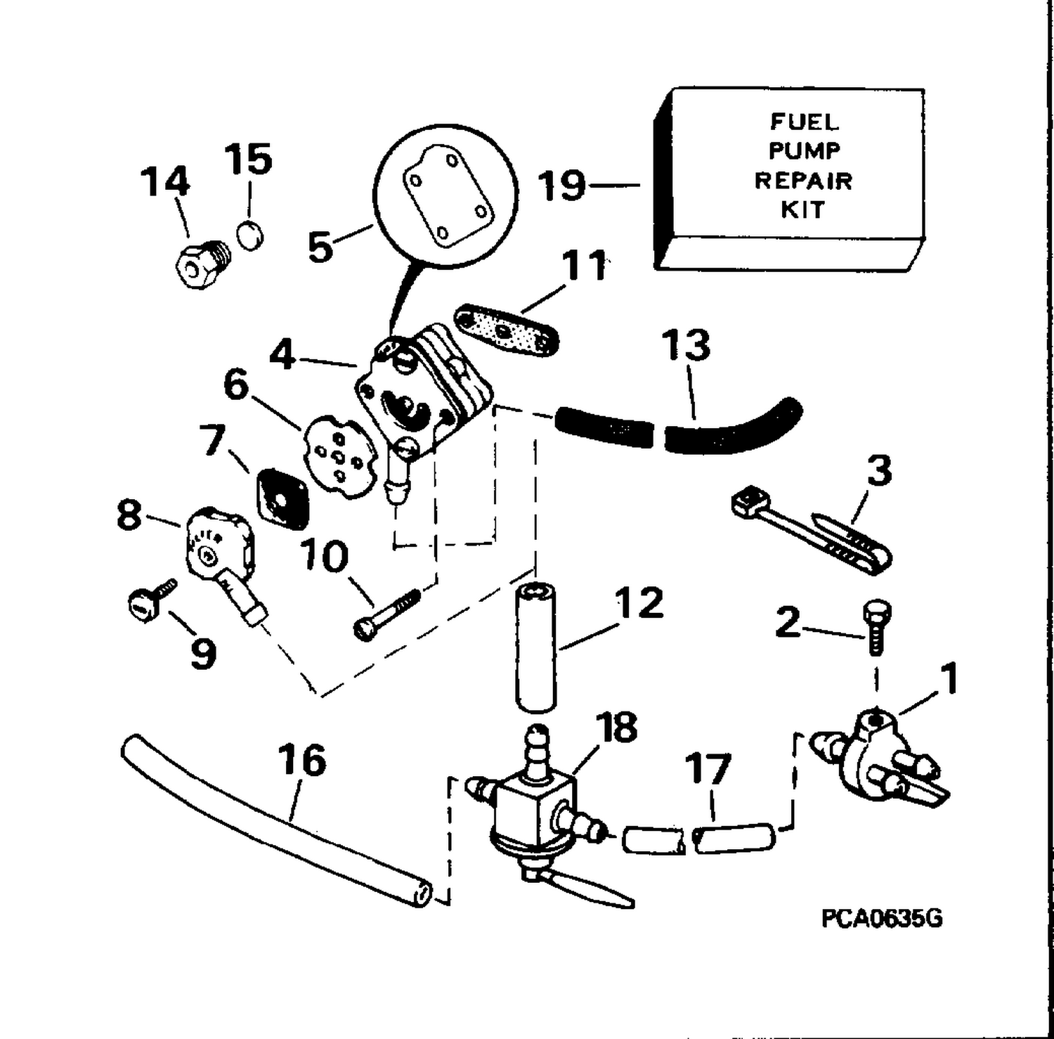 FUEL PUMP KIT - 3 & 4 MODELS ONLY