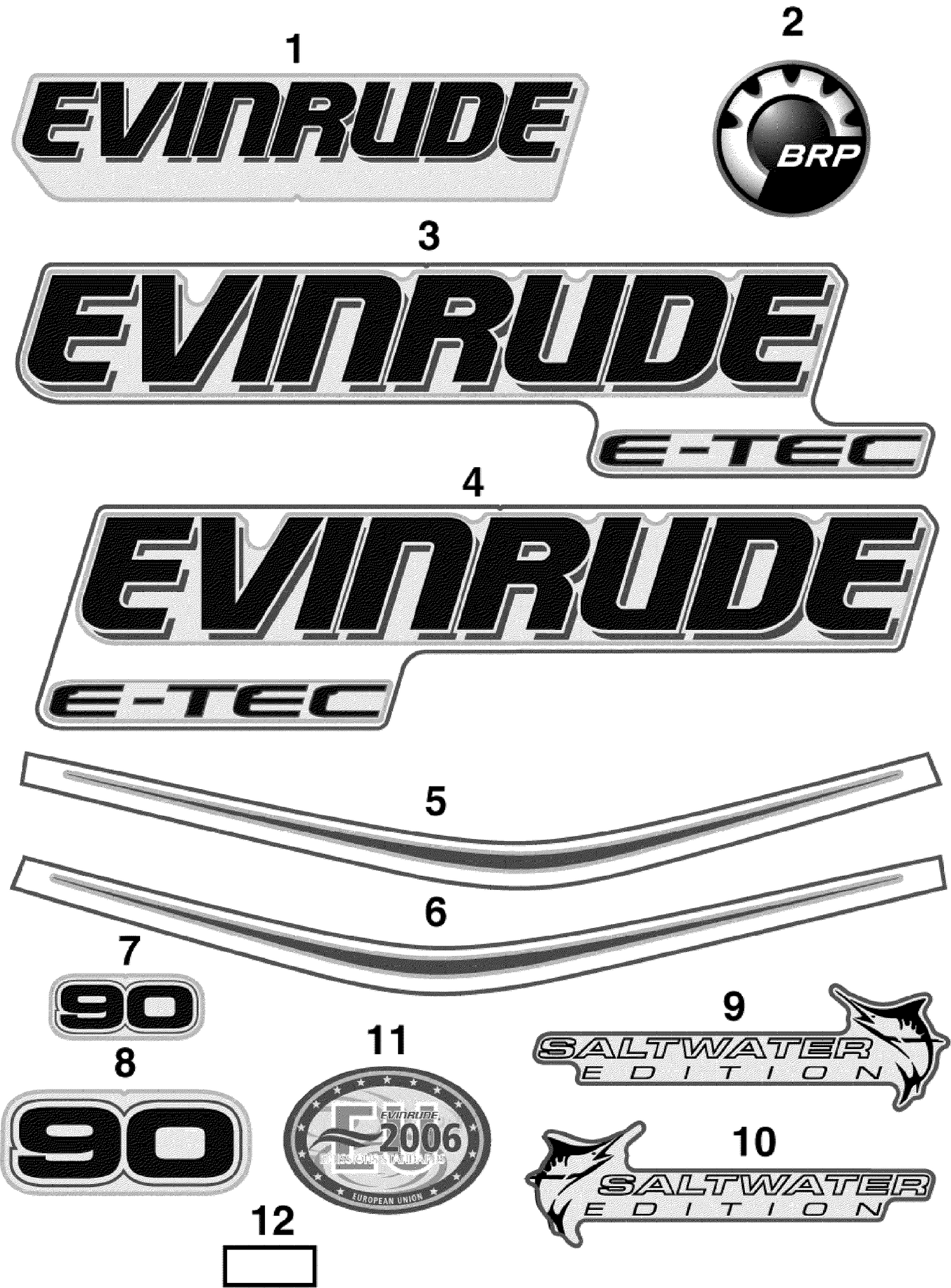 DECALS WHITE MODELS