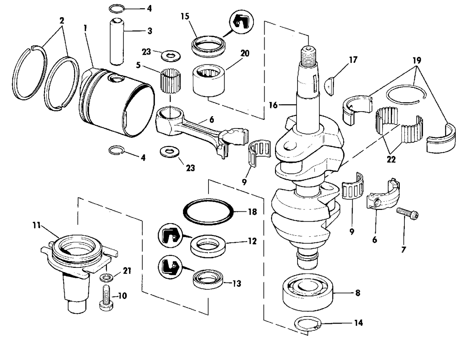 CRANKSHAFT & PISTON