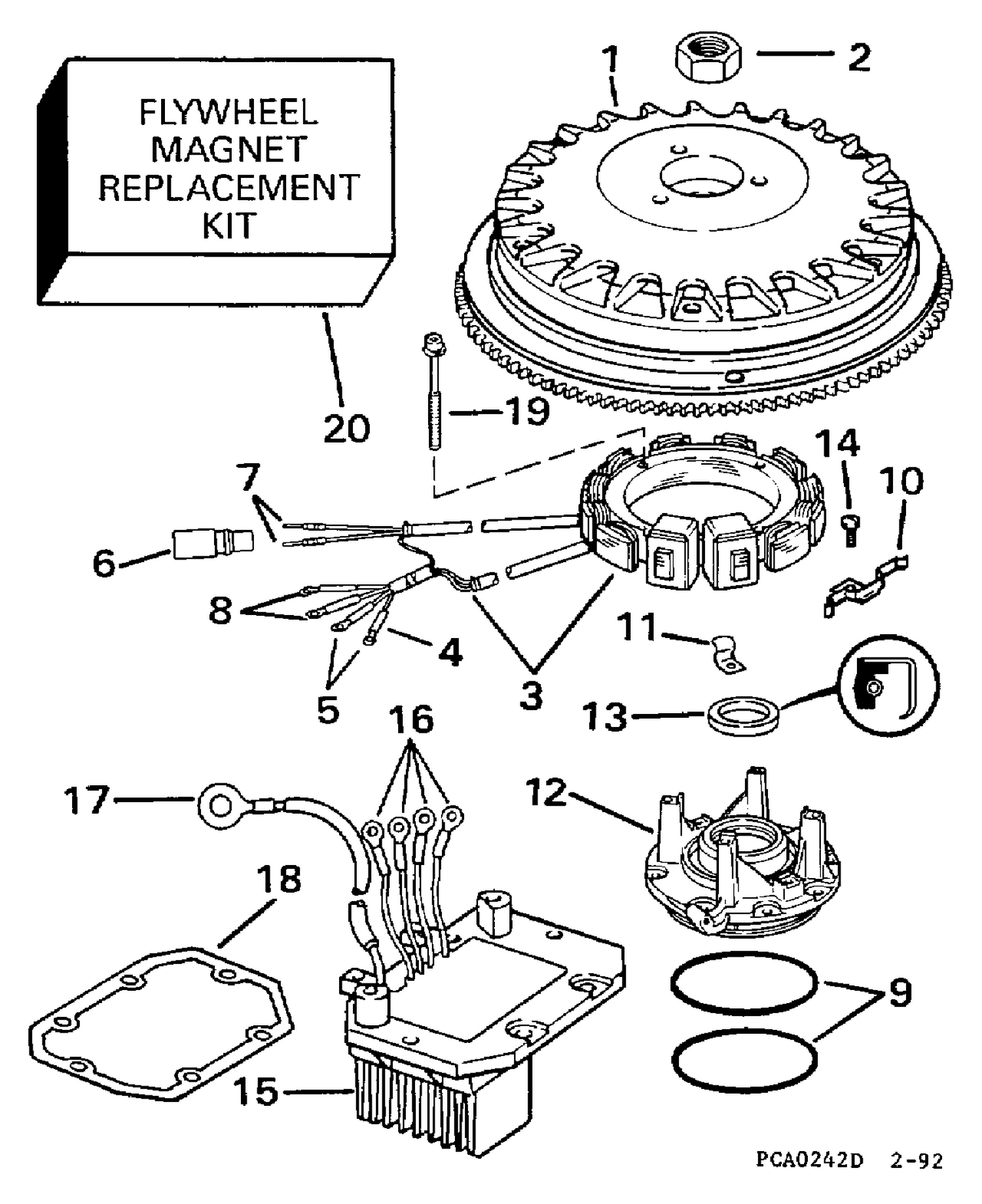 35 AMP ALTERNATOR KIT - 130 & 125E