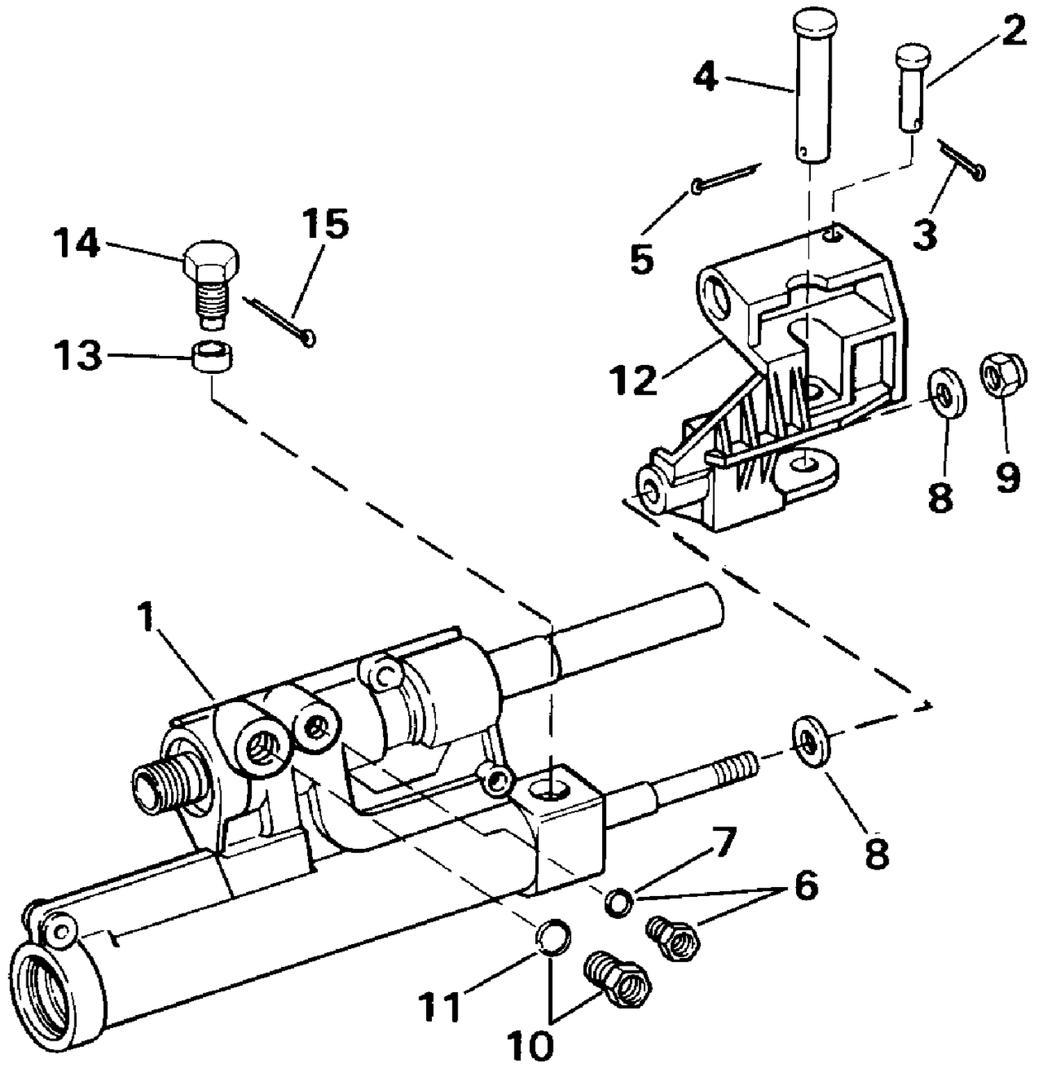 POWER STEERING CYLINDER