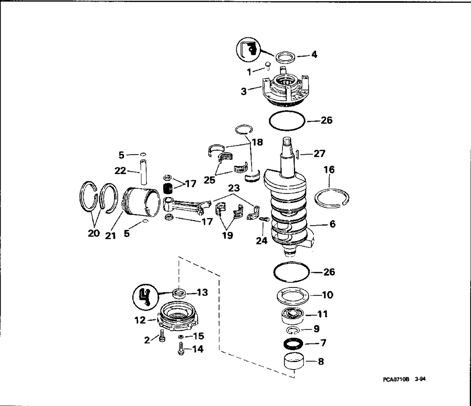 CRANKSHAFT & PISTON