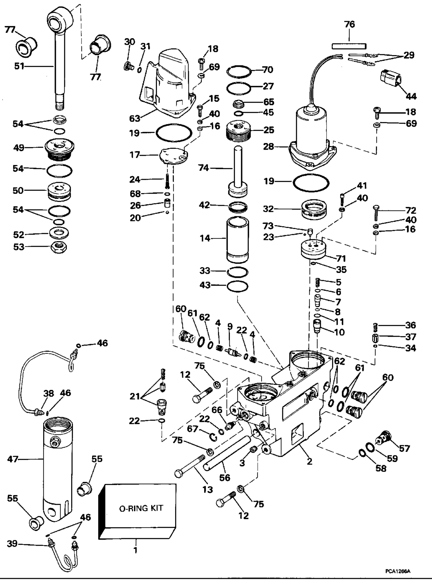 POWER TRIM/TILT HYDRAULIC ASSEMBLY