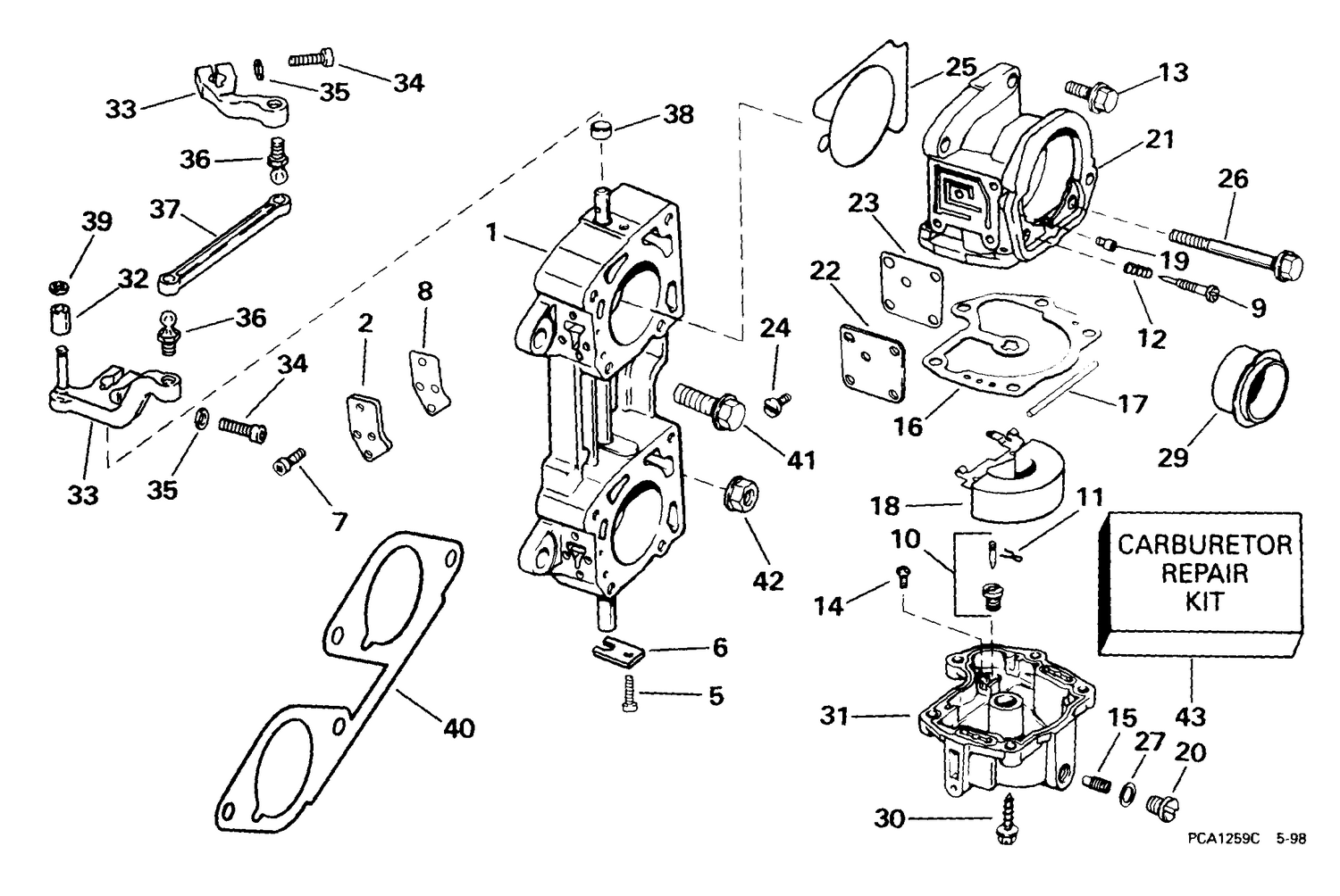 CARBURETOR & LINKAGE