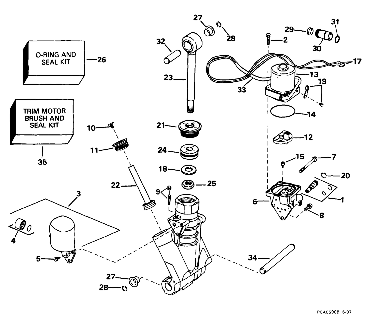 POWER TRIM/TILT HYDRAULIC ASSEMBLY
