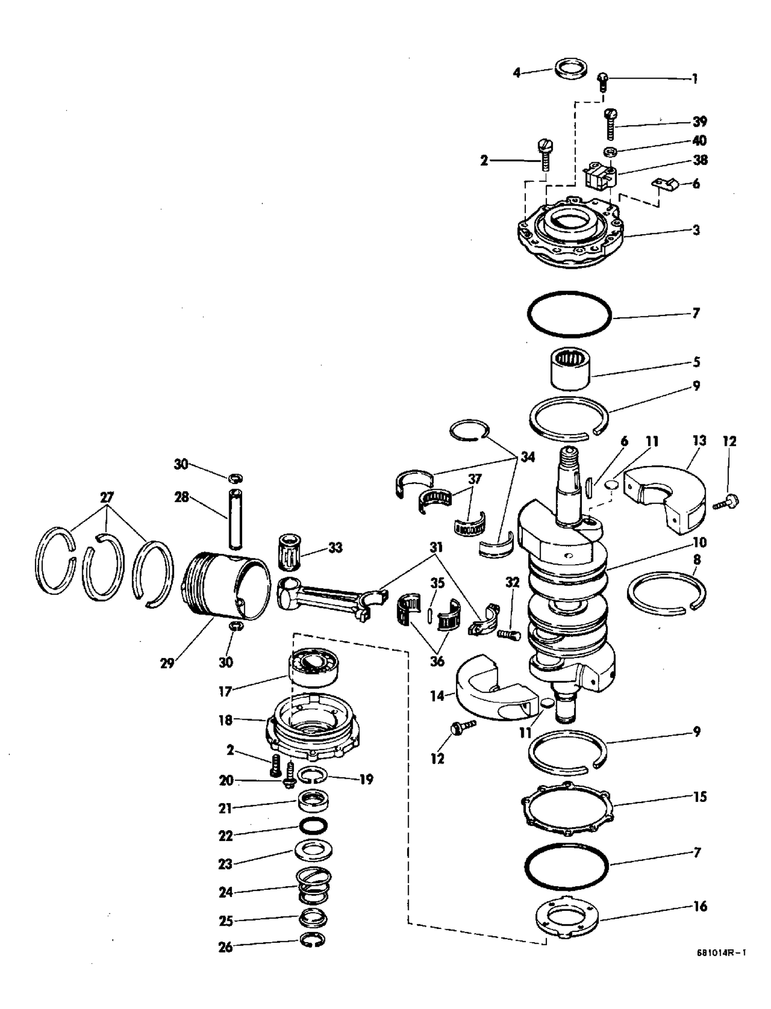 CRANKSHAFT GROUP ELECTRIC SHIFT