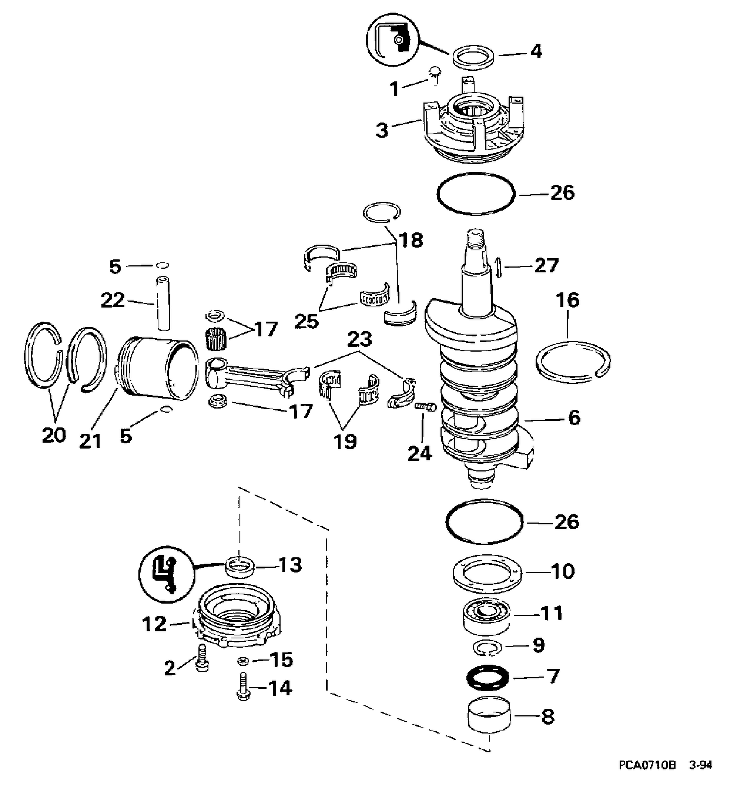 CRANKSHAFT & PISTON