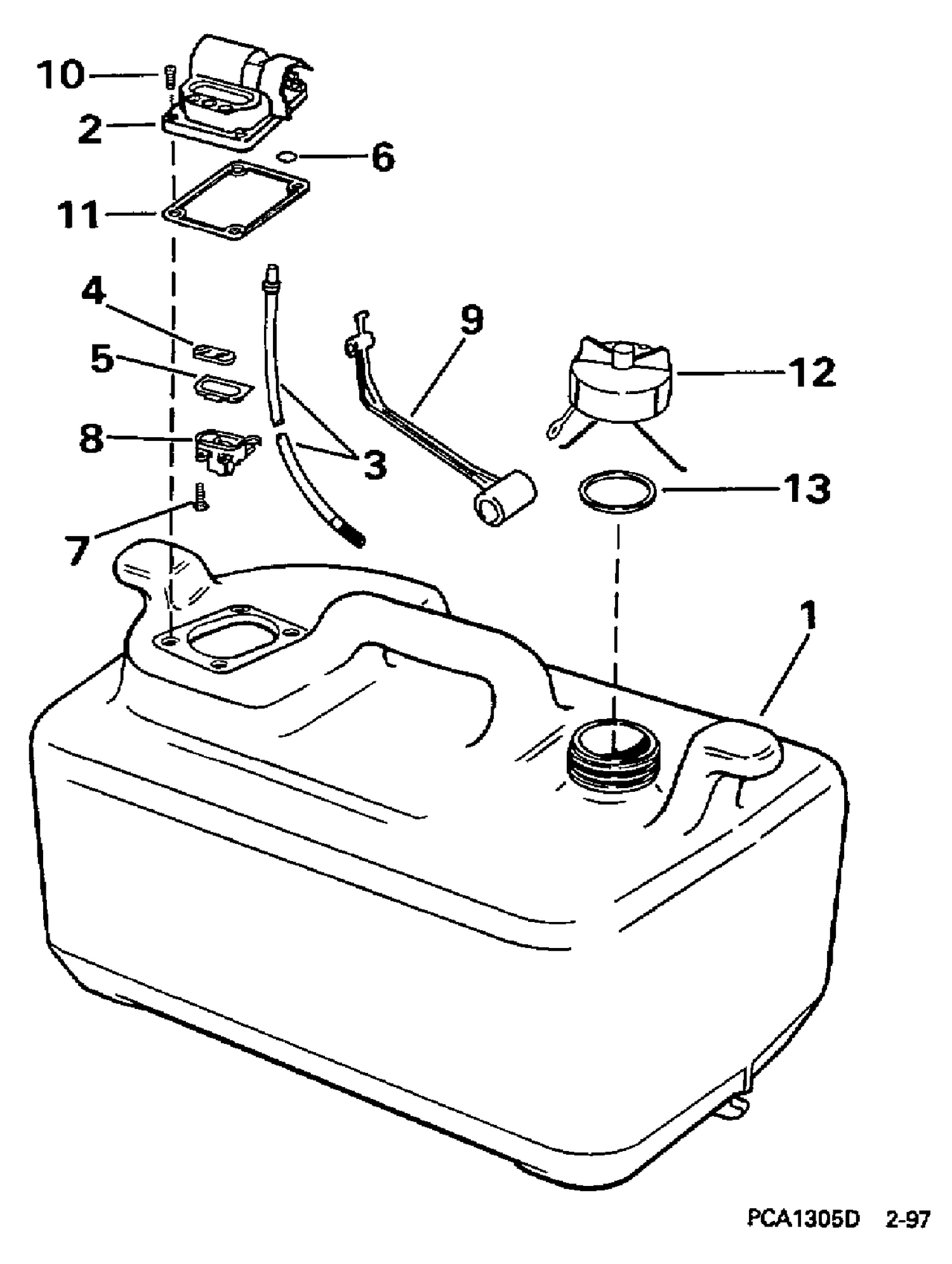 FUEL TANK - 6 GALLON