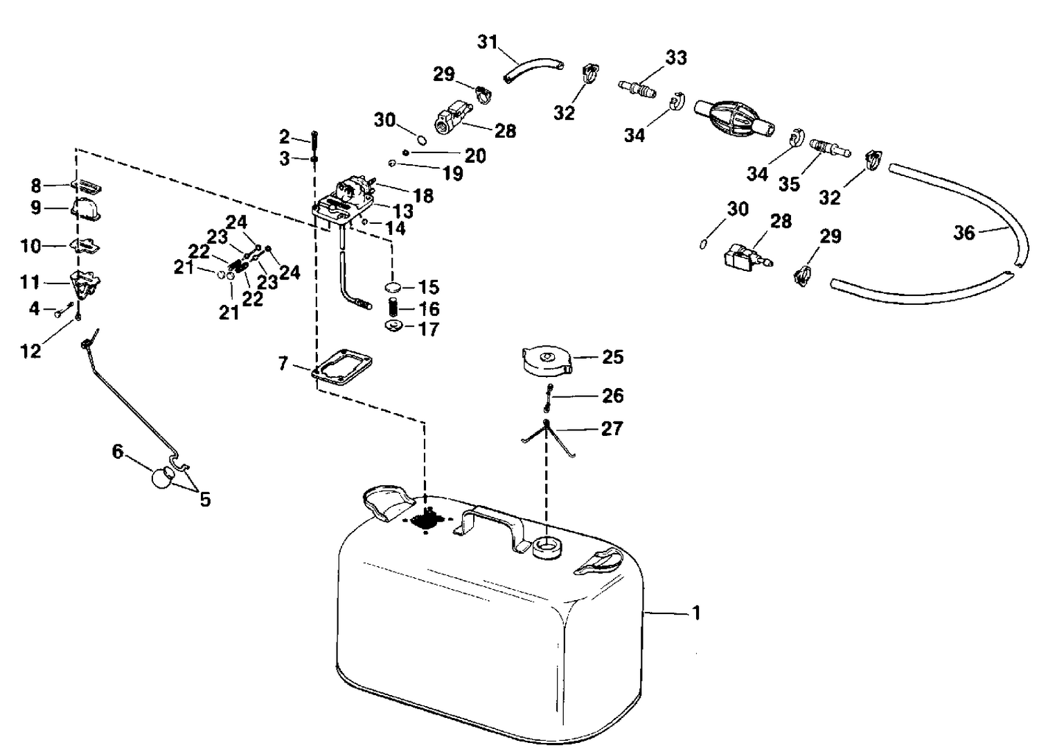 FUEL TANK WITH GAUGE