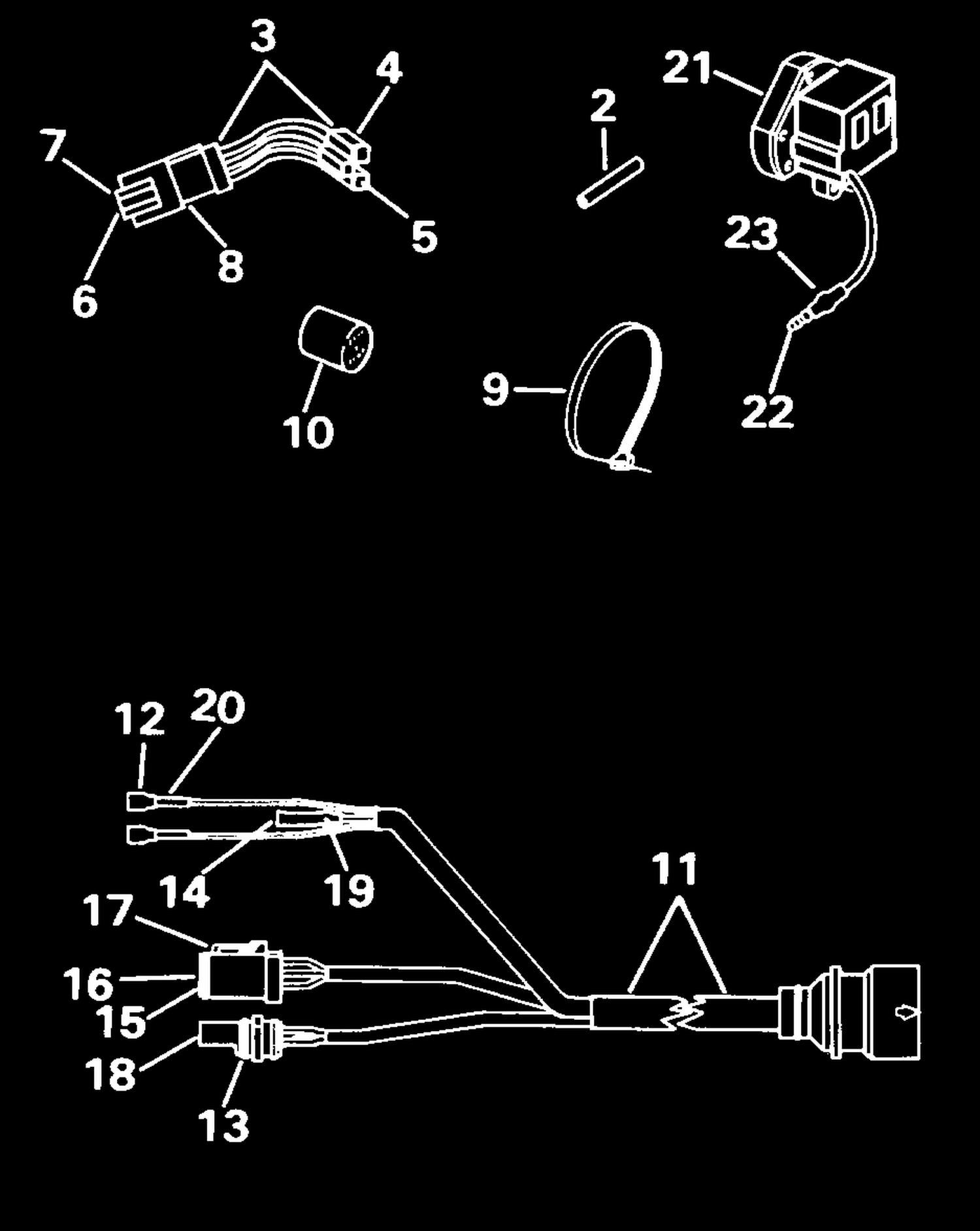 CABLE ADAPTER KIT -- 98 CONTROL TO 95 ENGINE