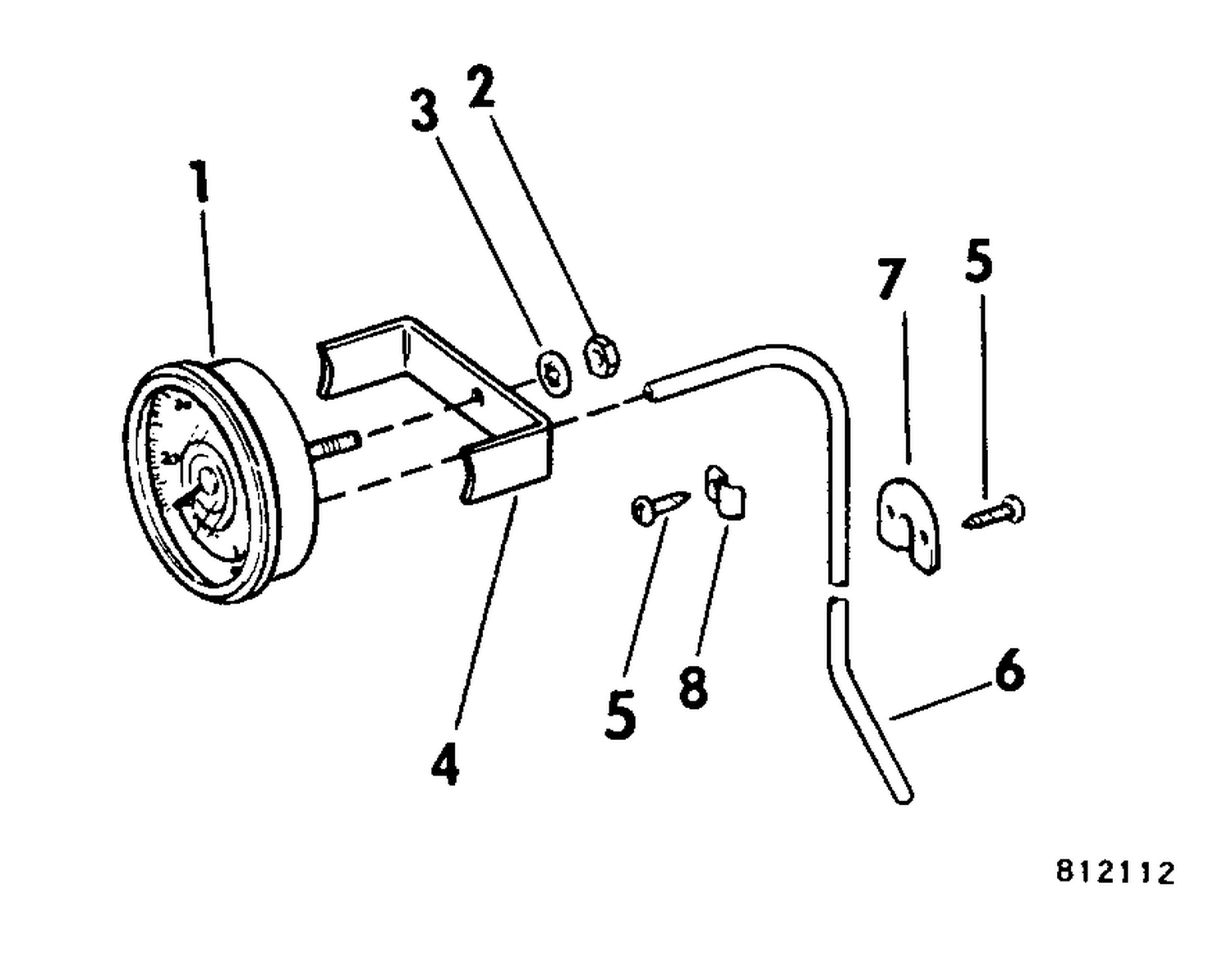 SPEEDOMETER KIT - FLUSH MOUNT - 85 MPH