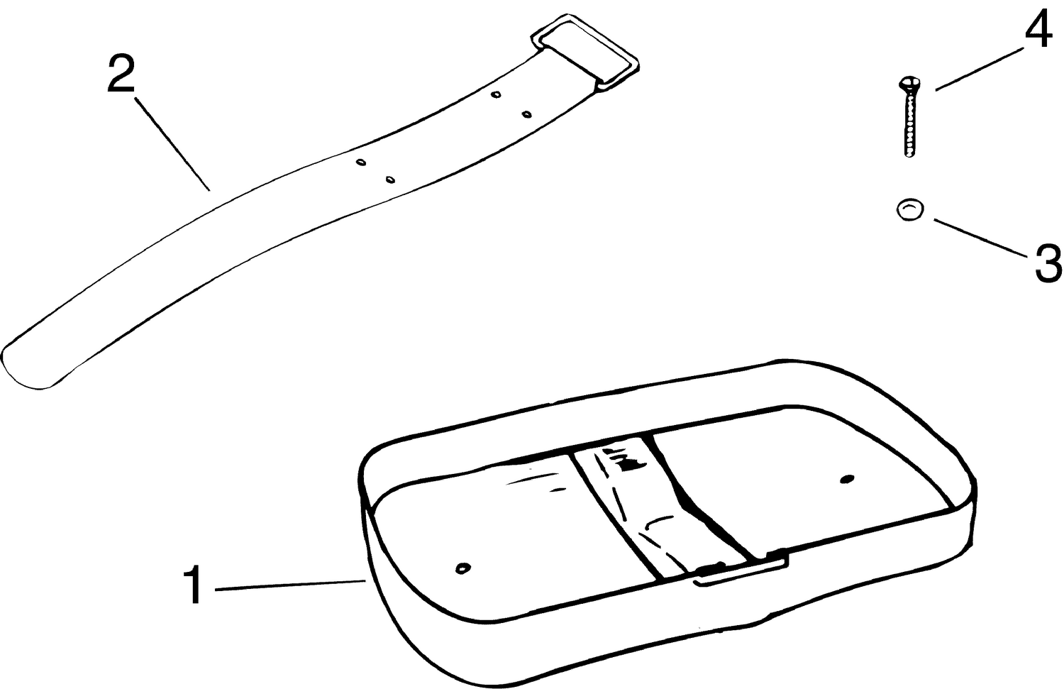 FUEL TANK TRAY
