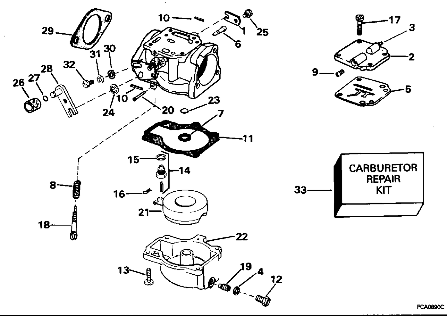 CARBURETOR - ALL 50 MODELS