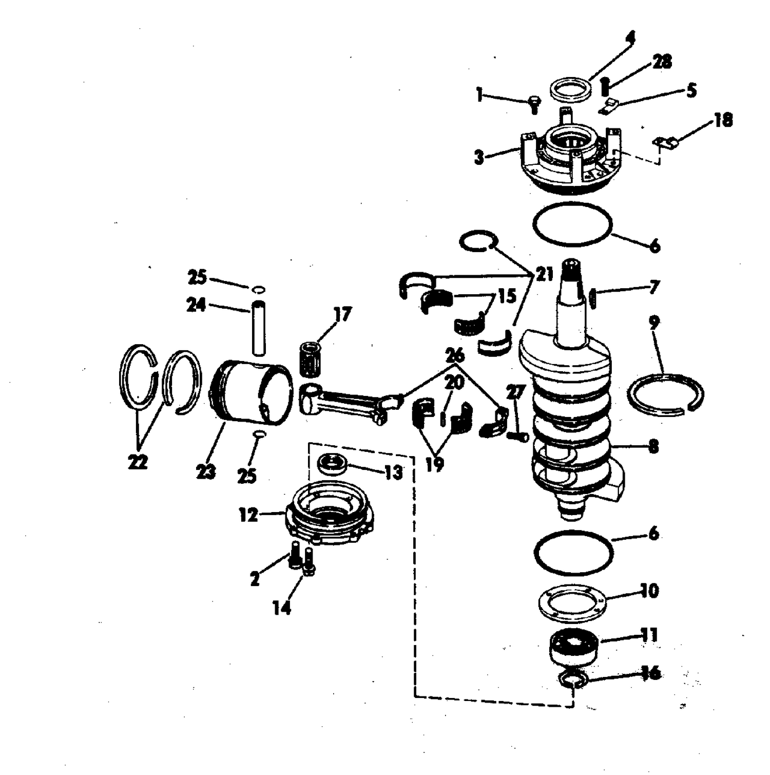 CRANKSHAFT & PISTON