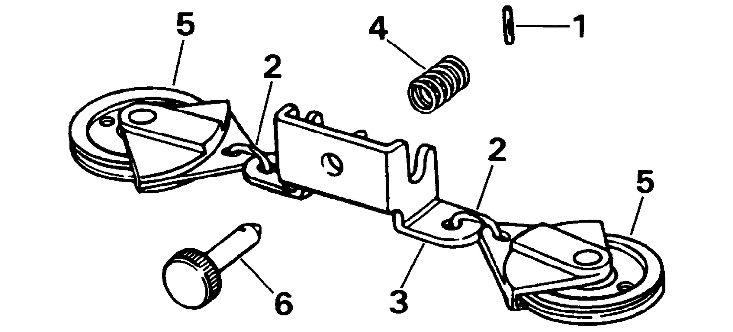 STEERING CONNECTOR KIT - CABLE PULLEY - 9.9, 15