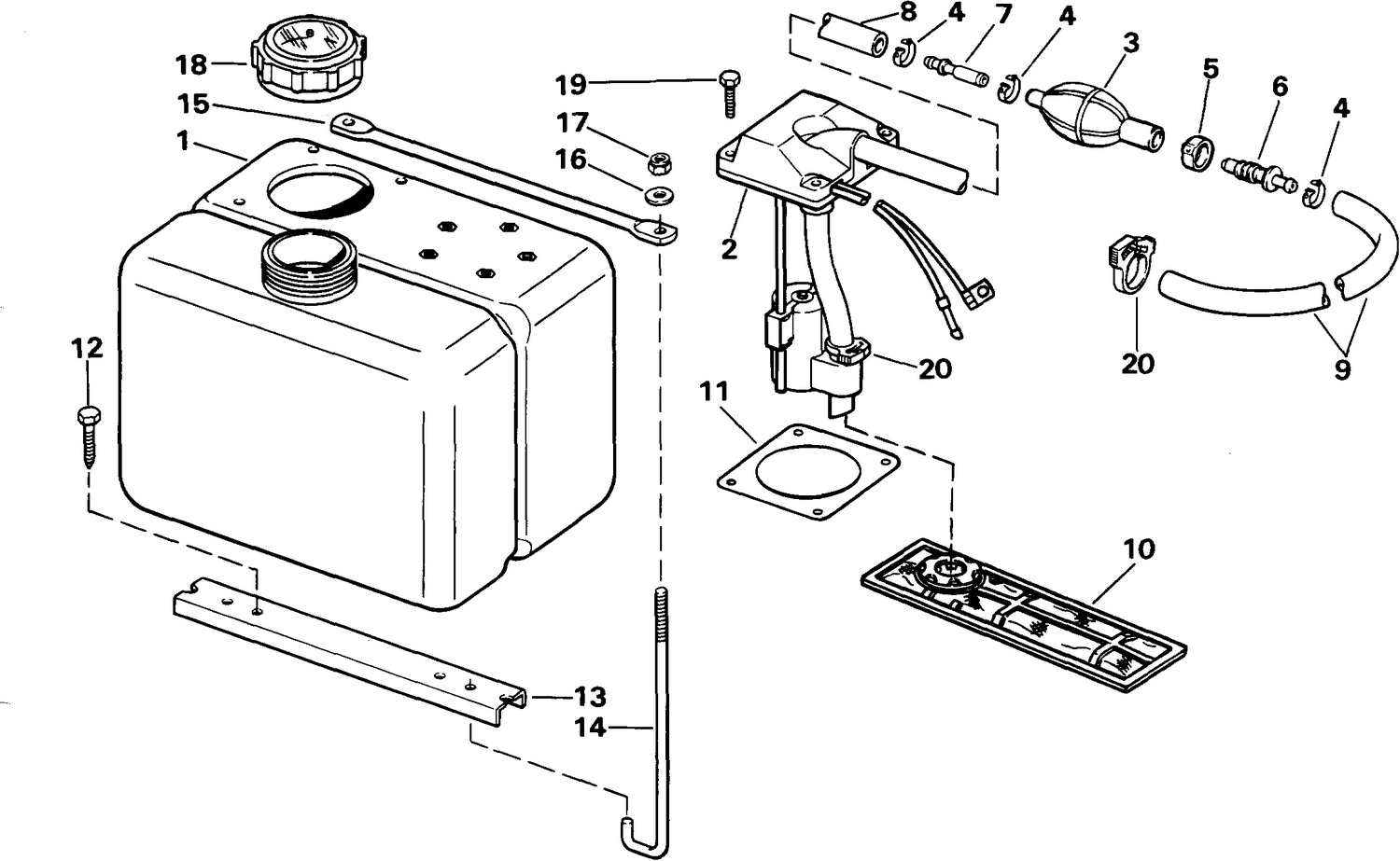 VRO OIL TANK KIT-1.8 GALLON