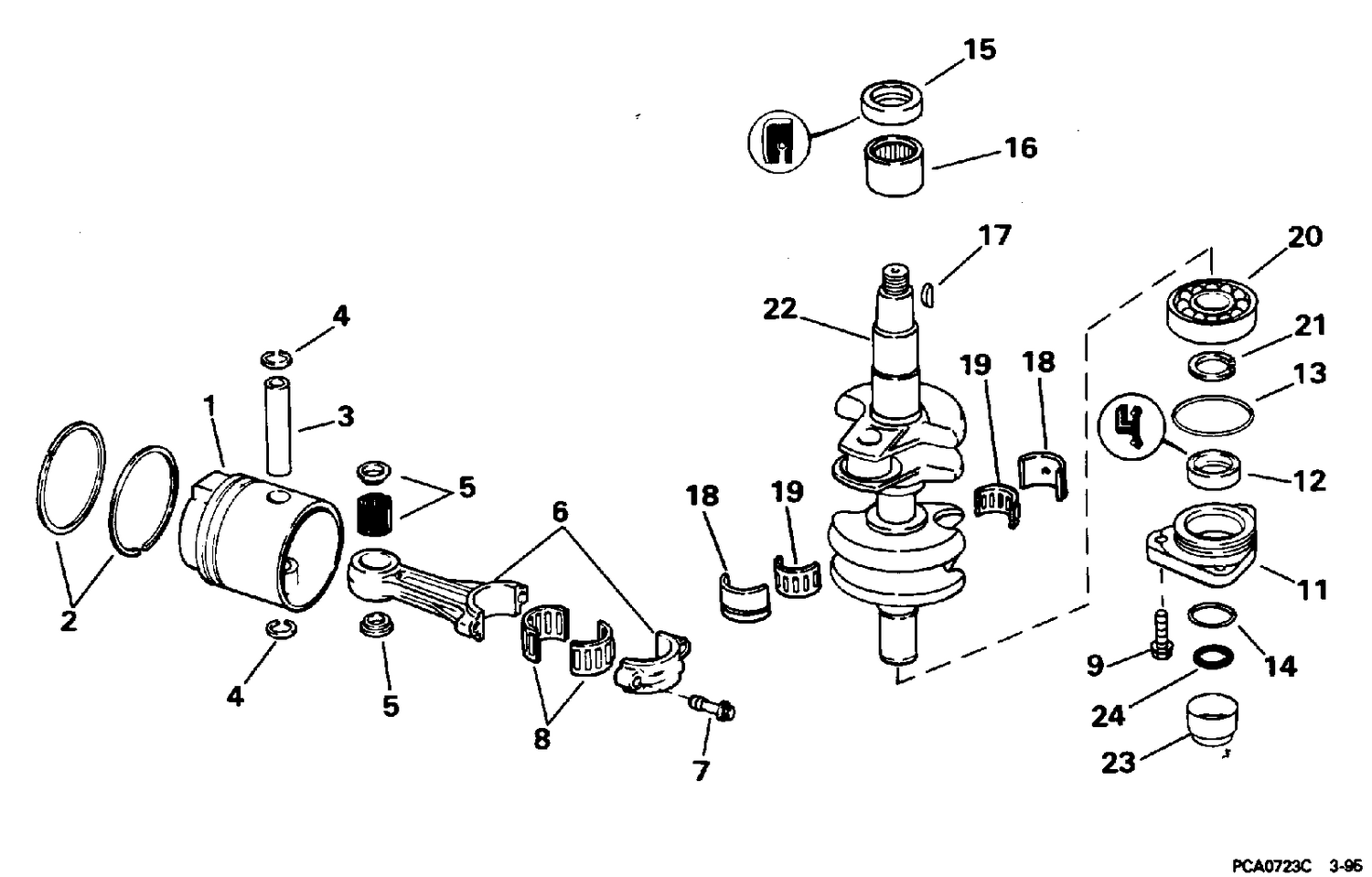 CRANKSHAFT & PISTON