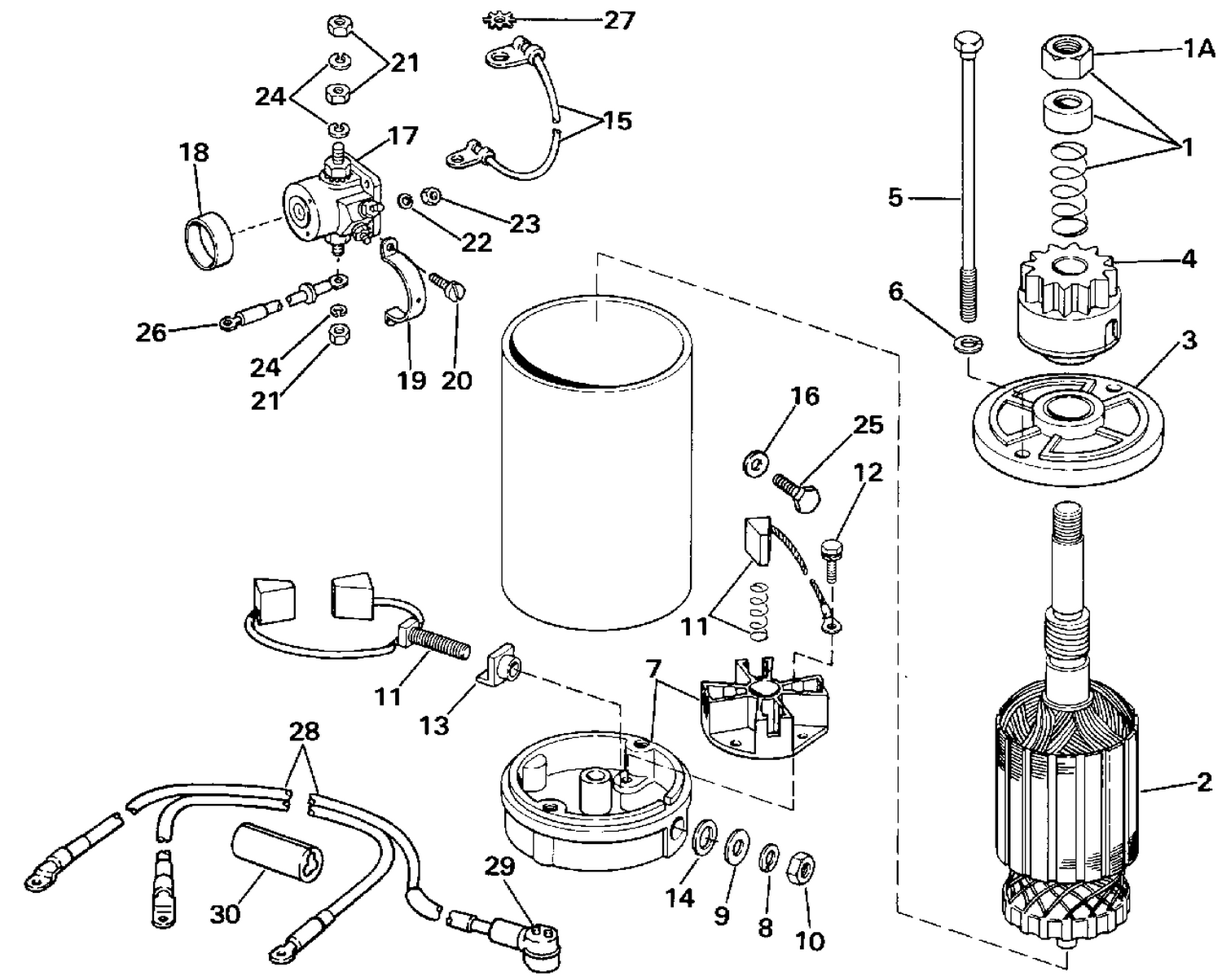 ELECTRIC STARTER AMERICAN BOSCH 17996-29-MO30SM