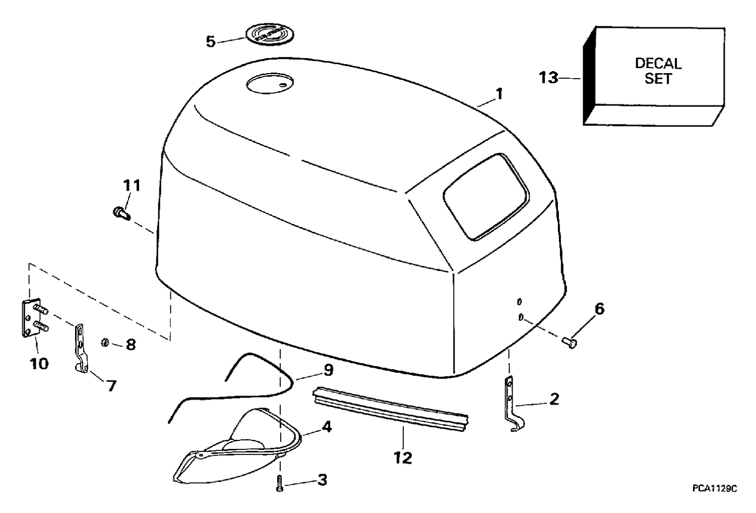 ENGINE COVER - JOHNSON