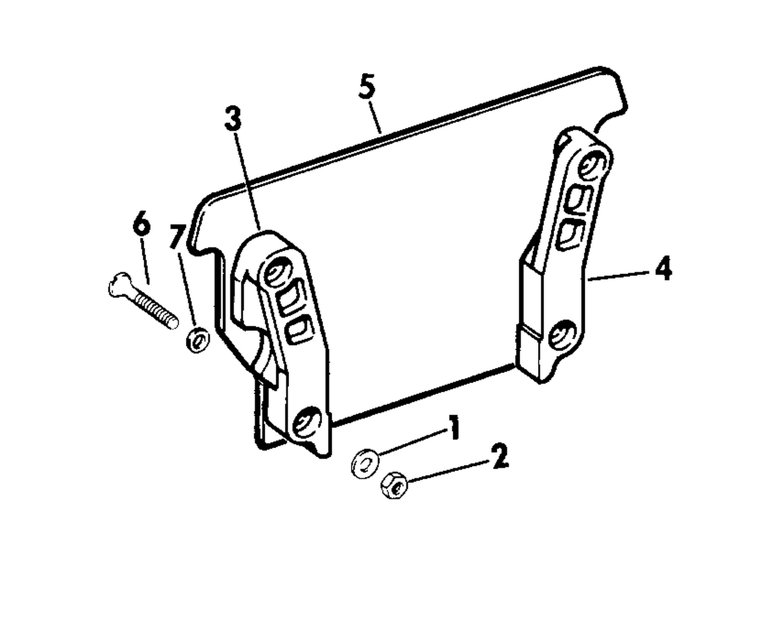 DISPLAY STAND ADAPTER KIT 70 & 75 HP SHORT SHAFT