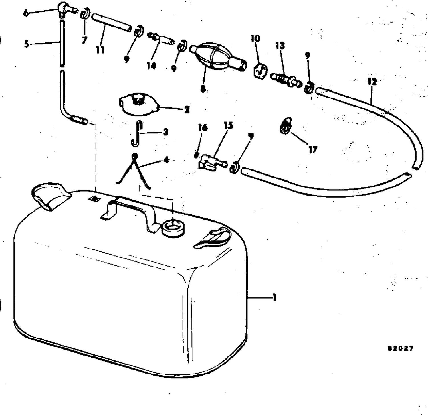 FUEL TANK WITHOUT GAUGE