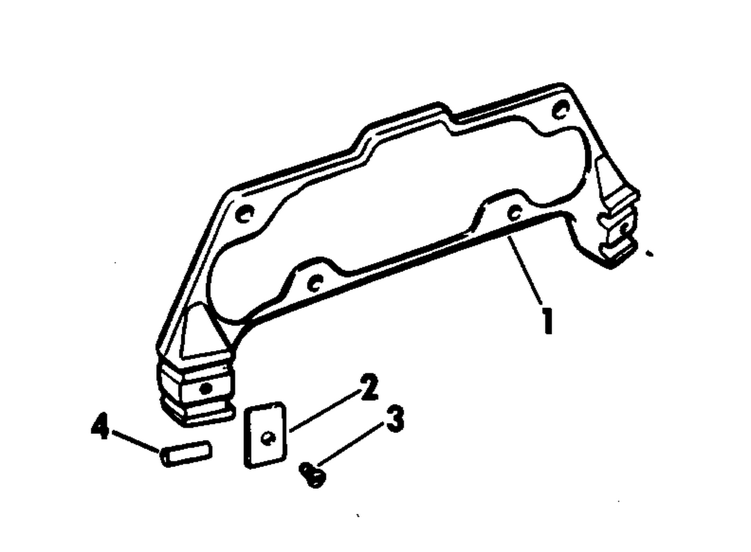 TRANSOM PLATE KIT 4 - 40 HP