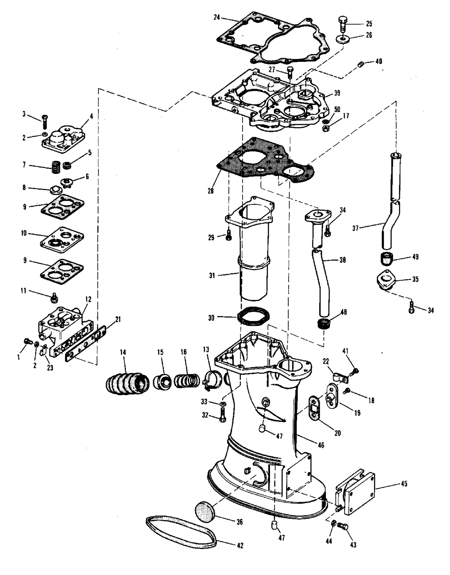 EXHAUST HOUSING GROUP ELECTRIC SHIFT