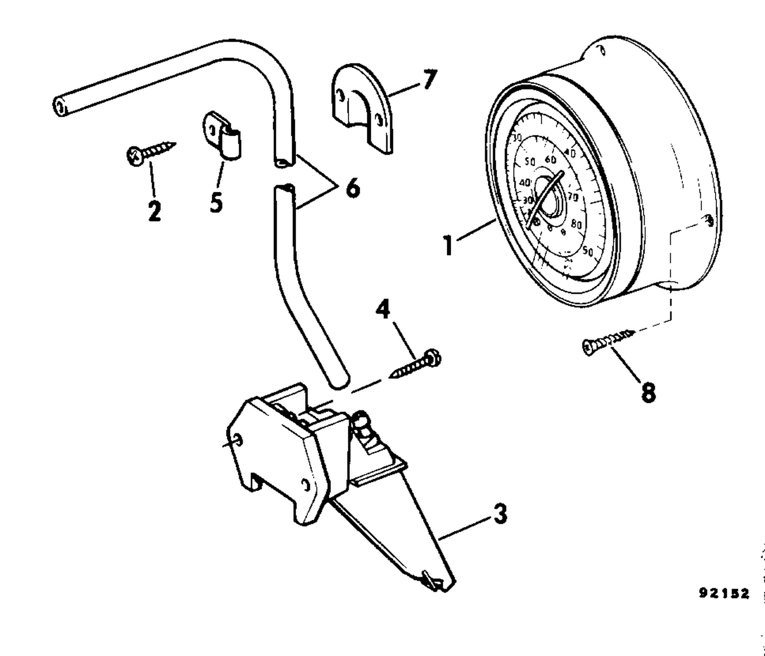 SPEEDOMETER KIT - SURFACE MOUNT