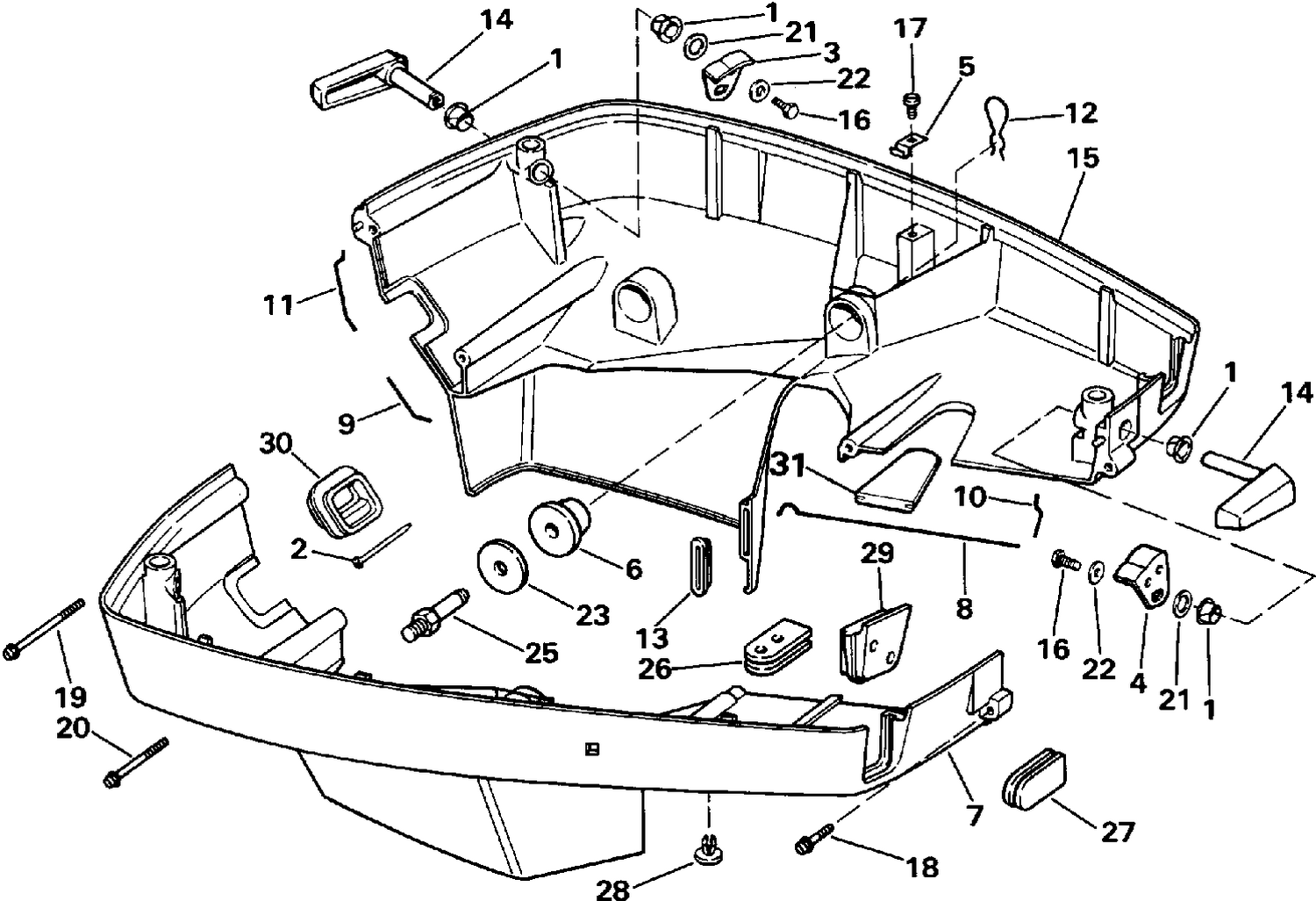 LOWER ENGINE COVER