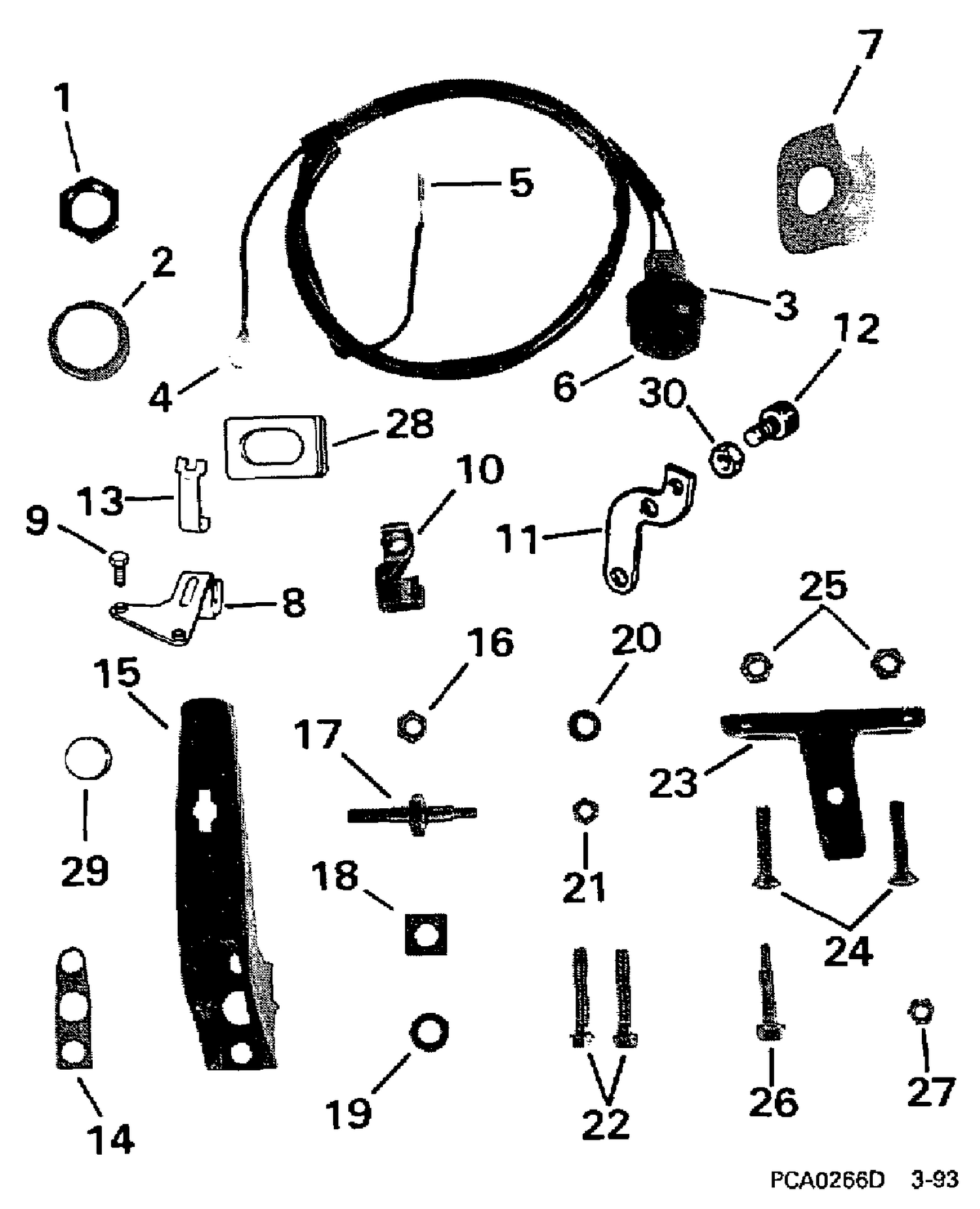 REMOTE CONTROL ADAPTER KIT - 20, 25, & 30 (2-CYLINDER)