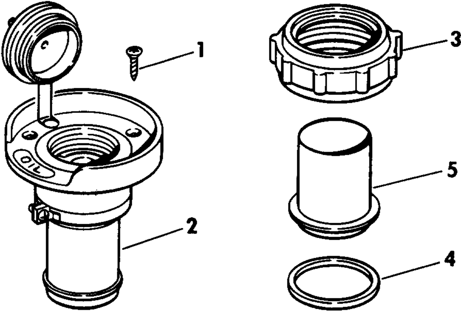 REMOTE OIL FILL KIT - 1.8 & 3.0 GALLON TANK