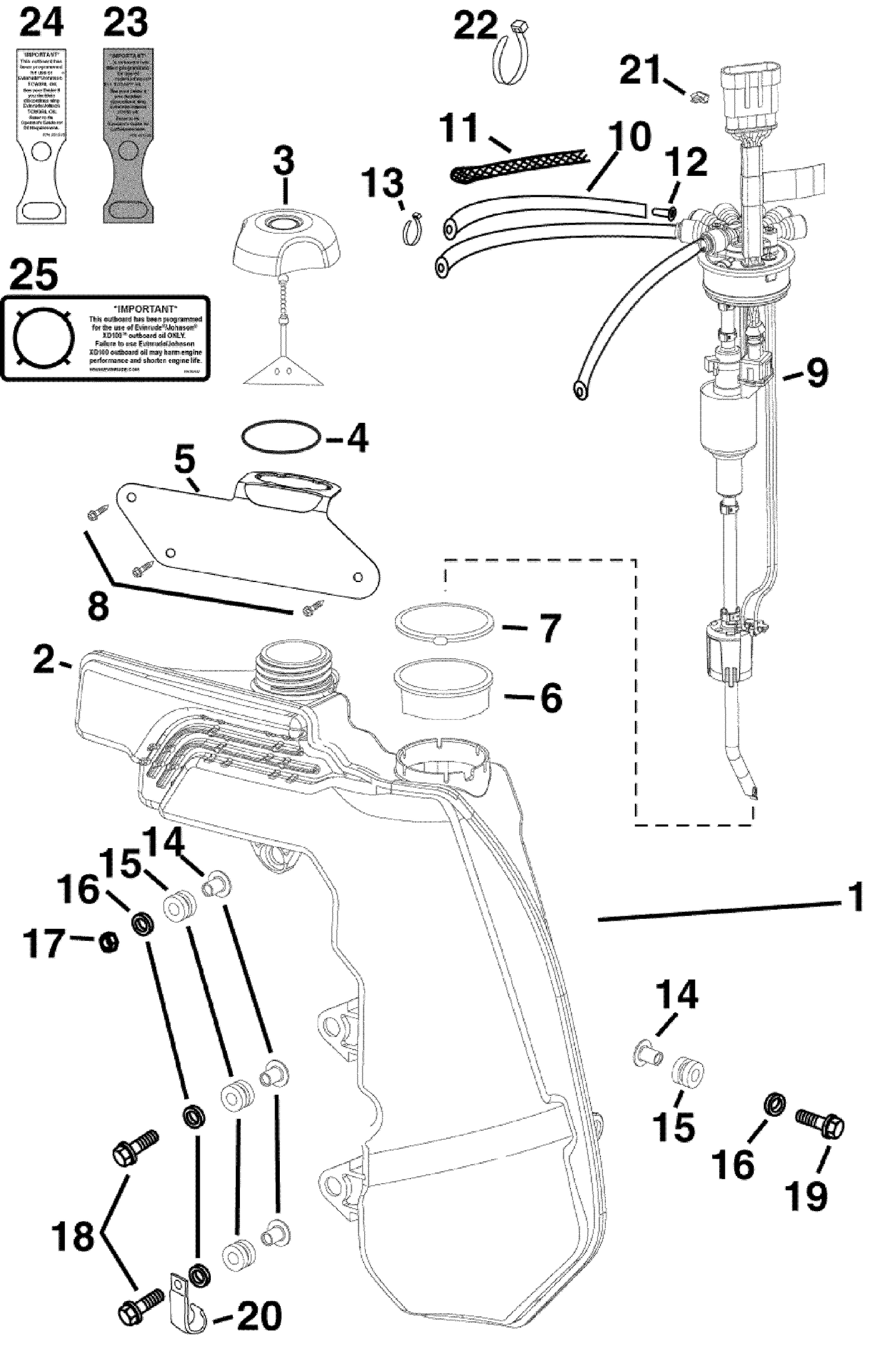 OIL TANK & PUMP