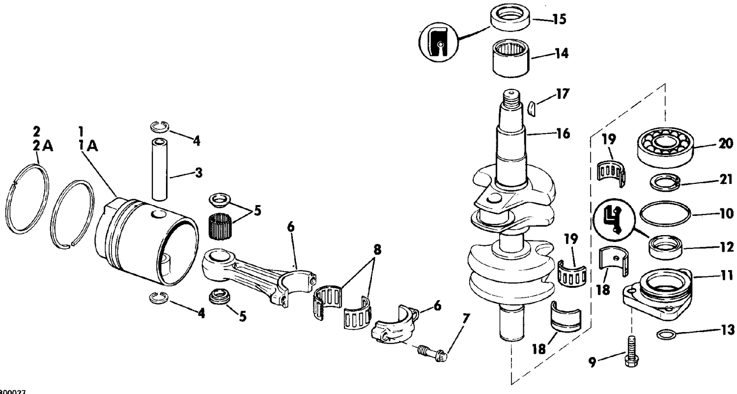 CRANKSHAFT & PISTON