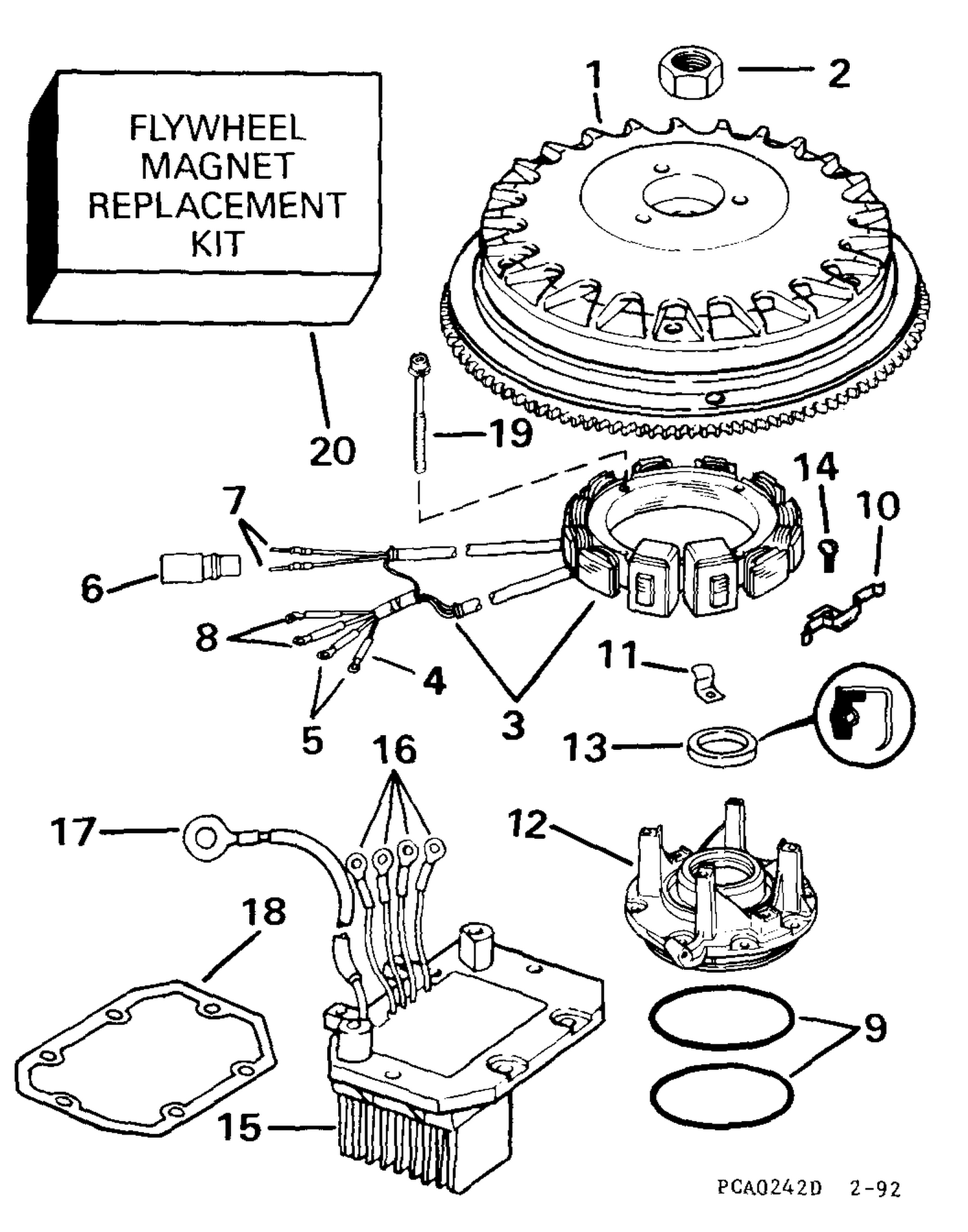 35 AMP ALTERNATOR KIT -- 130