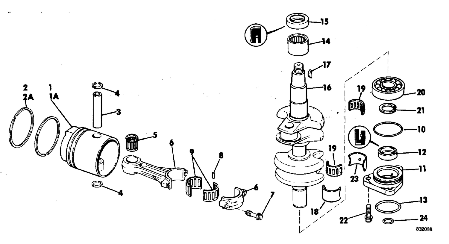 CRANKSHAFT & PISTON
