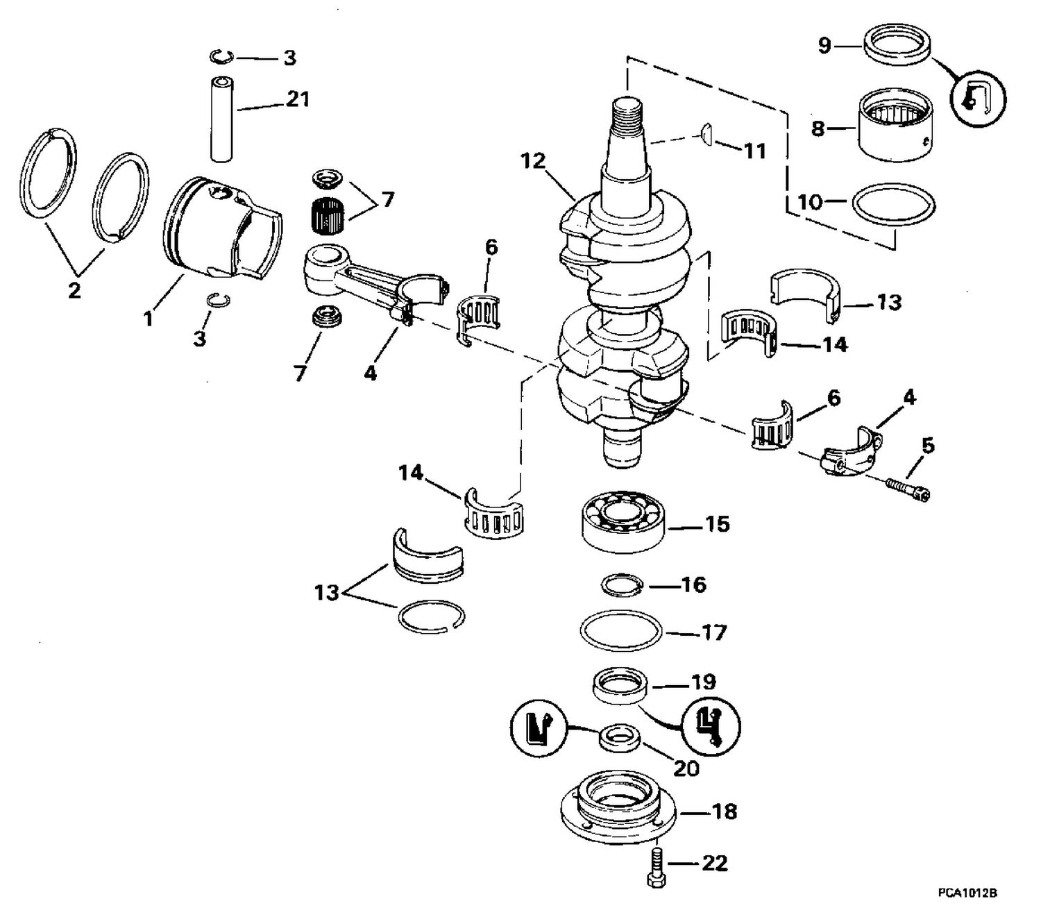 CRANKSHAFT & PISTON
