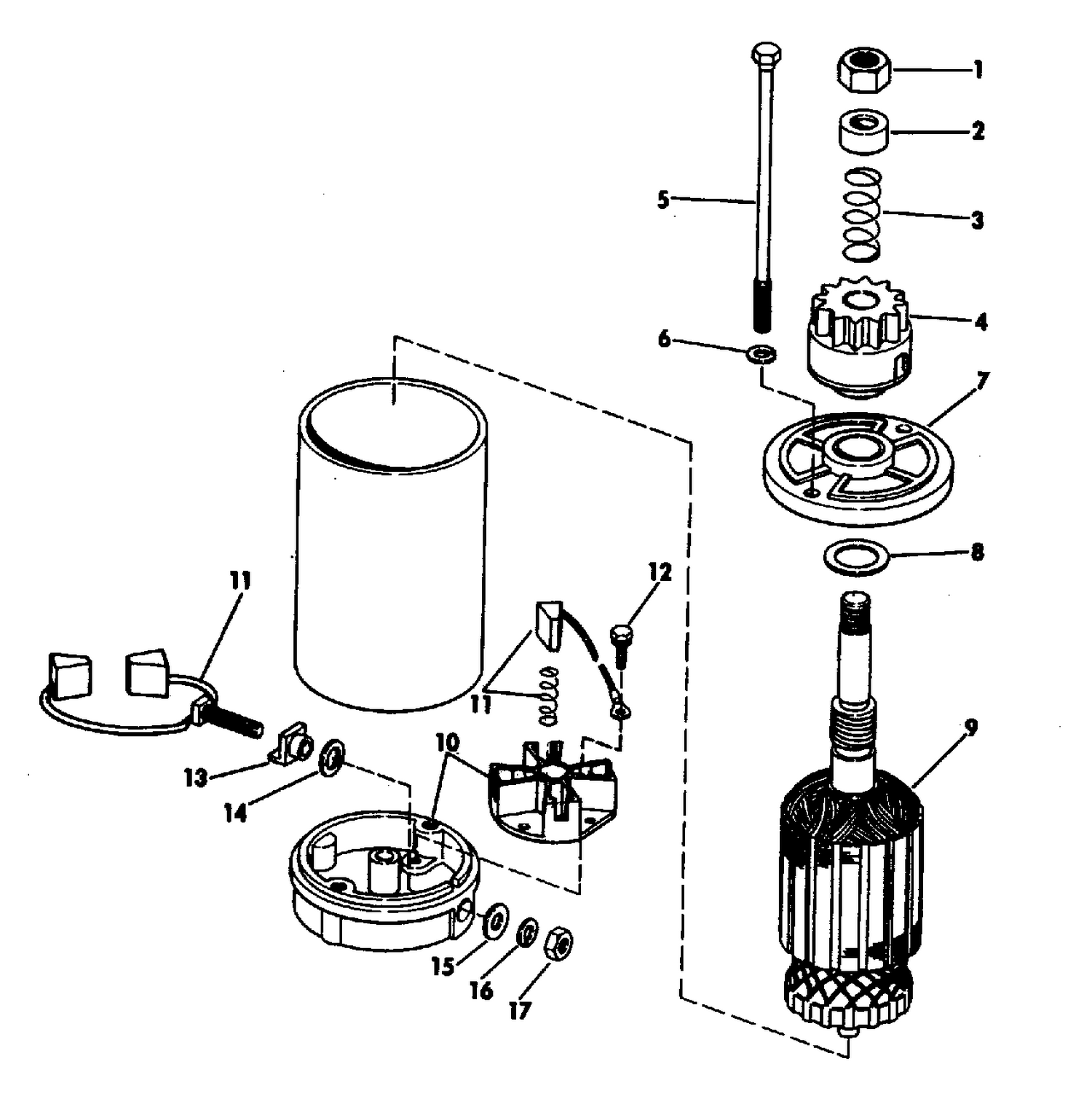 ELECTRIC STARTER AMERICAN BOSCH 10629-23-M030SM