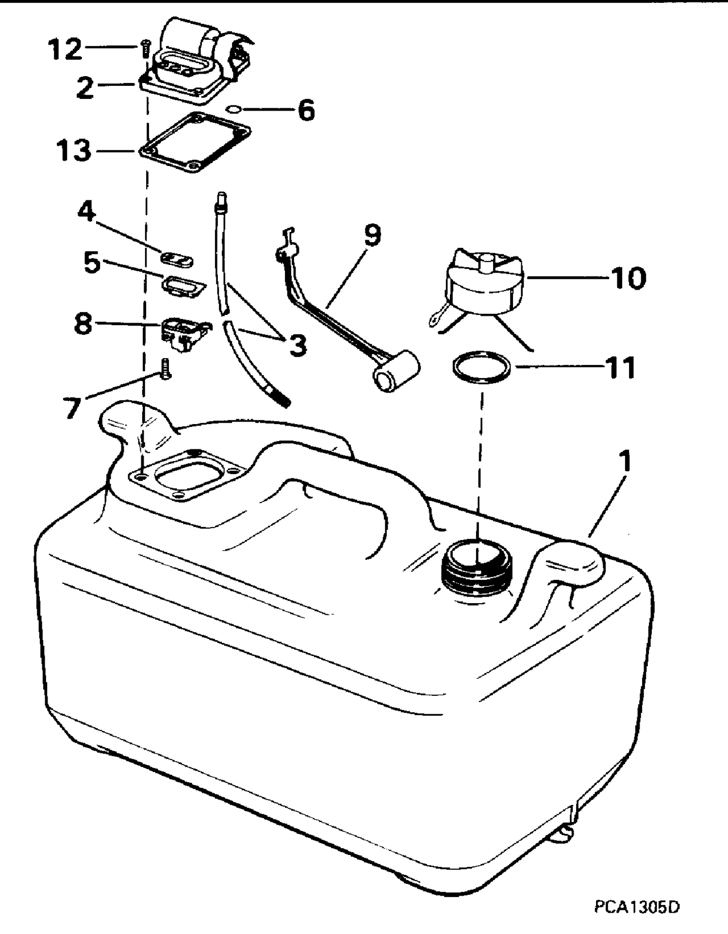 FUEL TANK - 6 GALLON