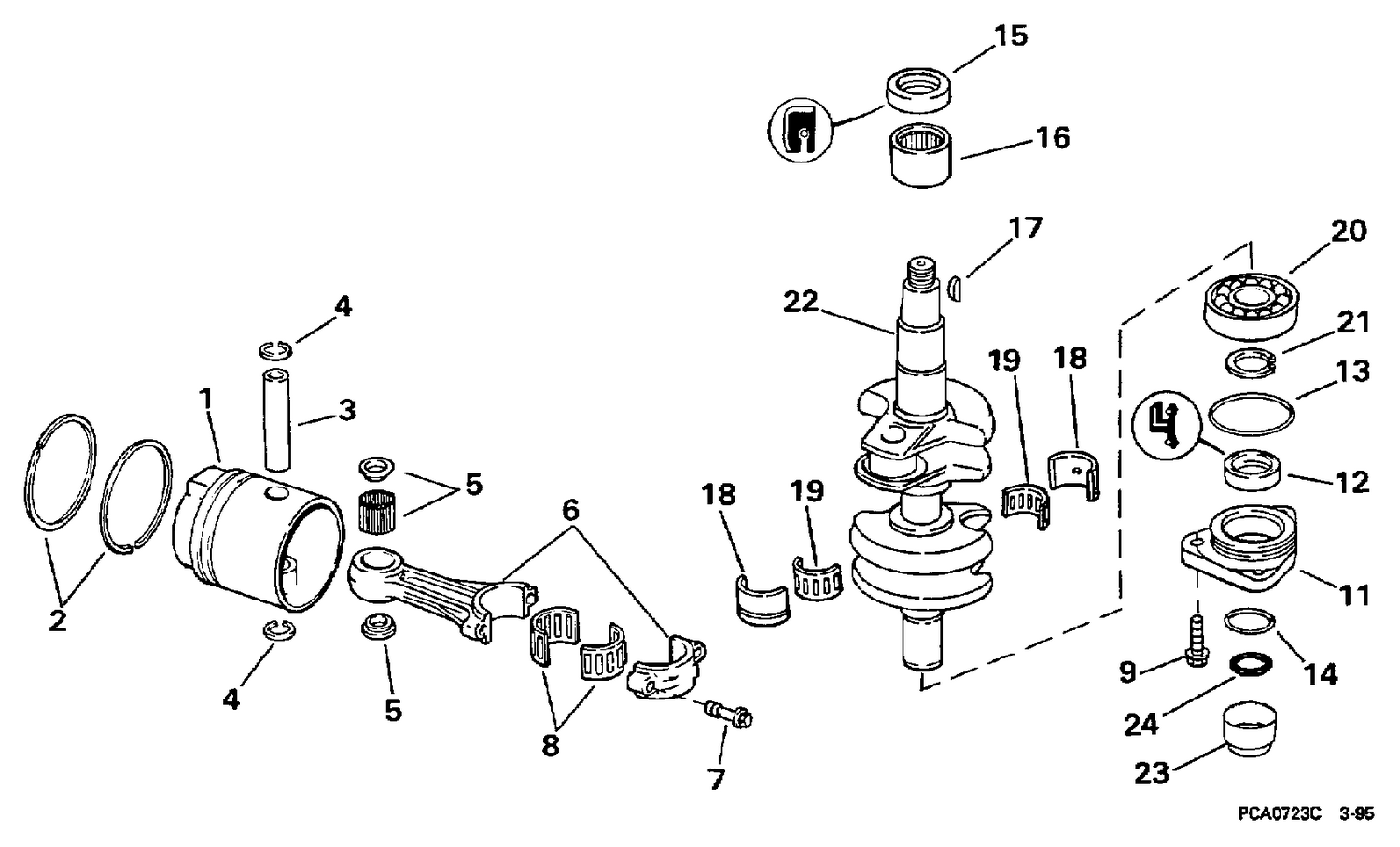 CRANKSHAFT & PISTON