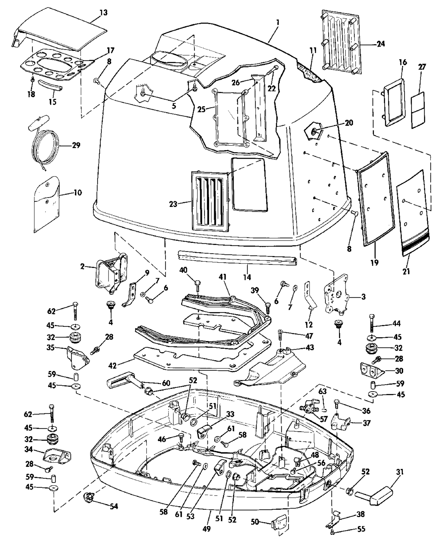 ENGINE COVER - JOHNSON