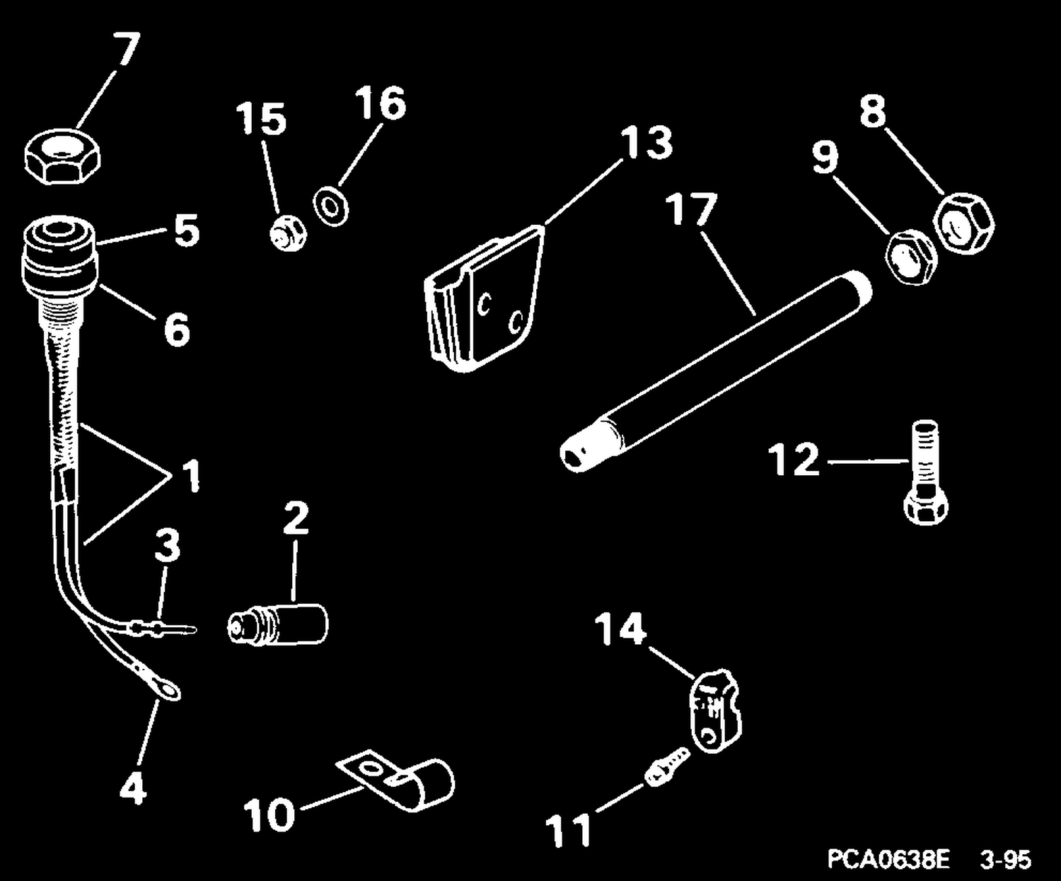 REMOTE CONTROL ADAPTER KIT -- 125 COMMERCIAL ROPE MODELS