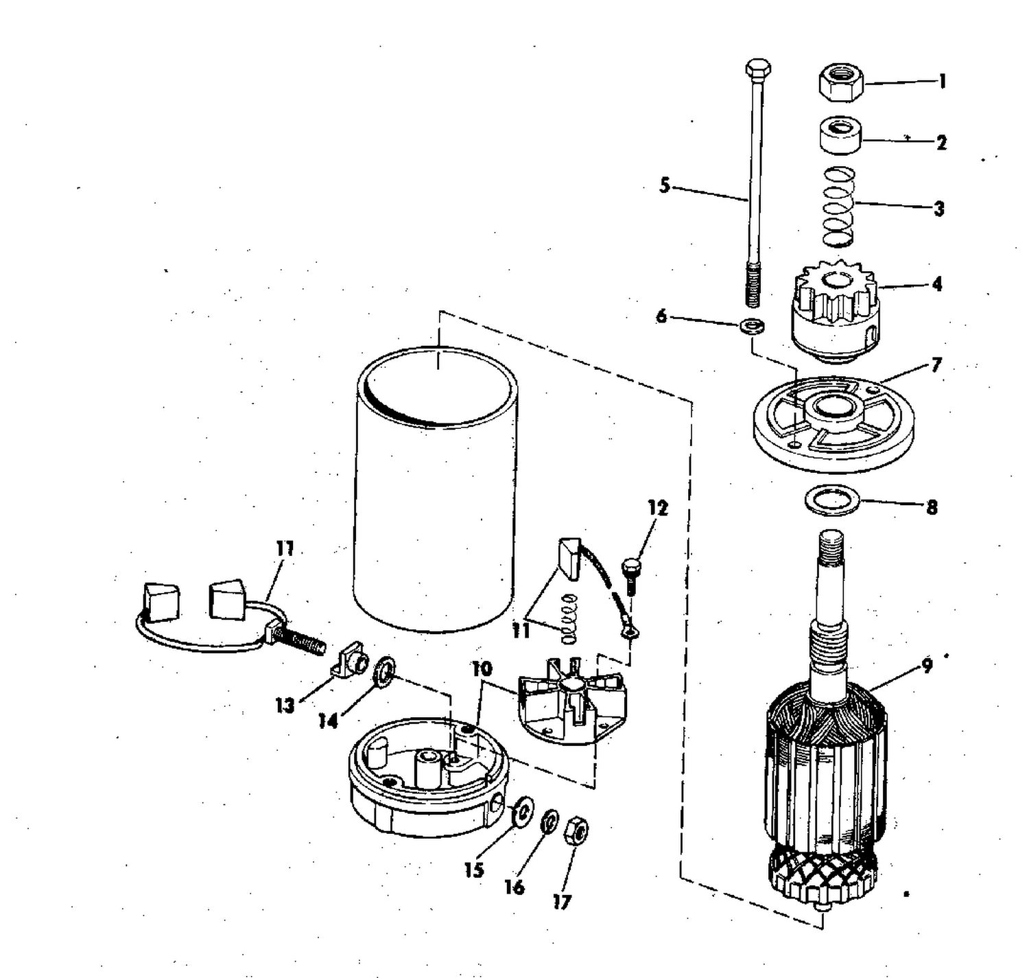 ELECTRIC STARTER AMERICAN BOSCH SMH 12B43