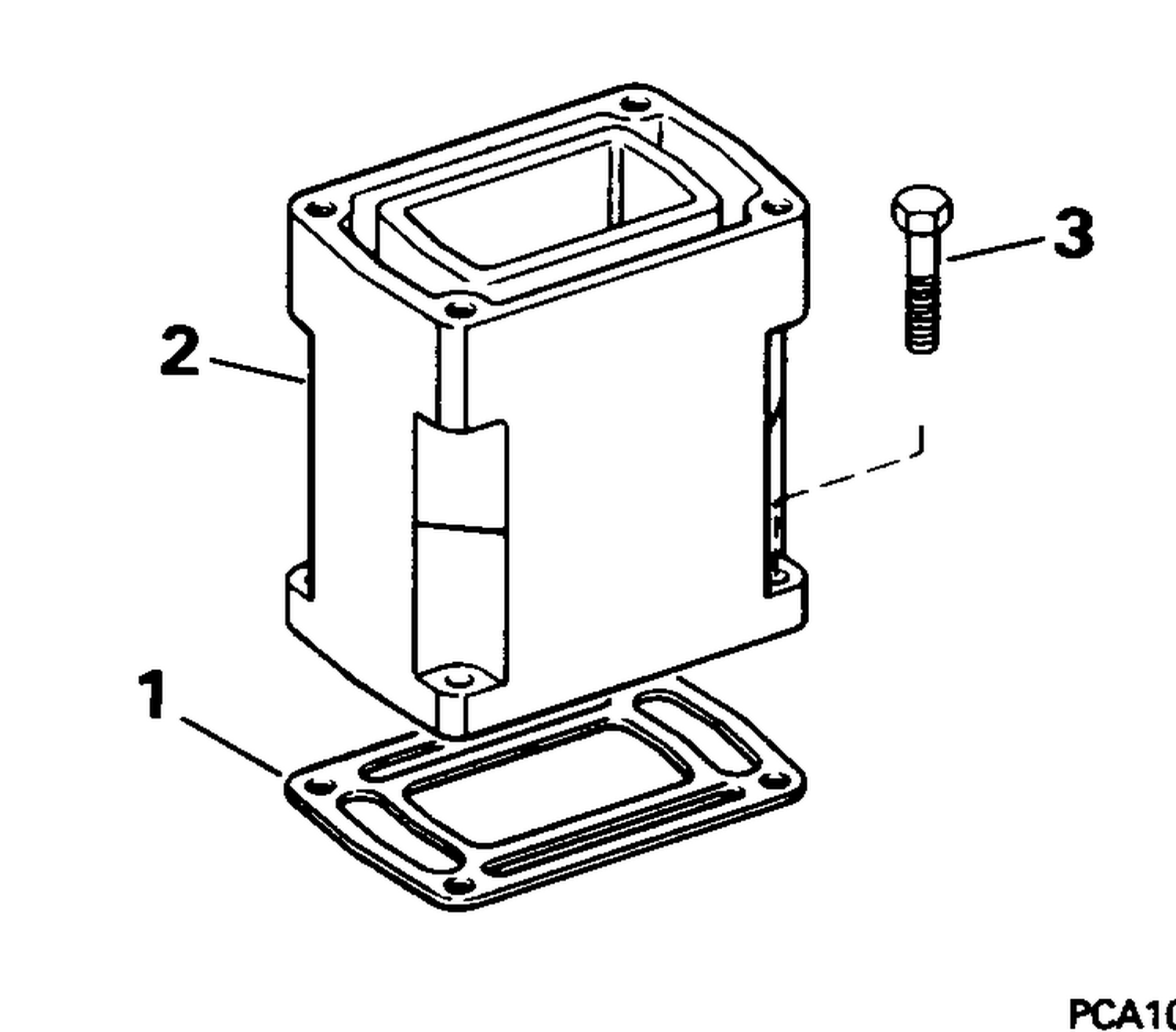 HIGH RISER EXTENSION - 3 IN. - 5.0/5.8 EFI