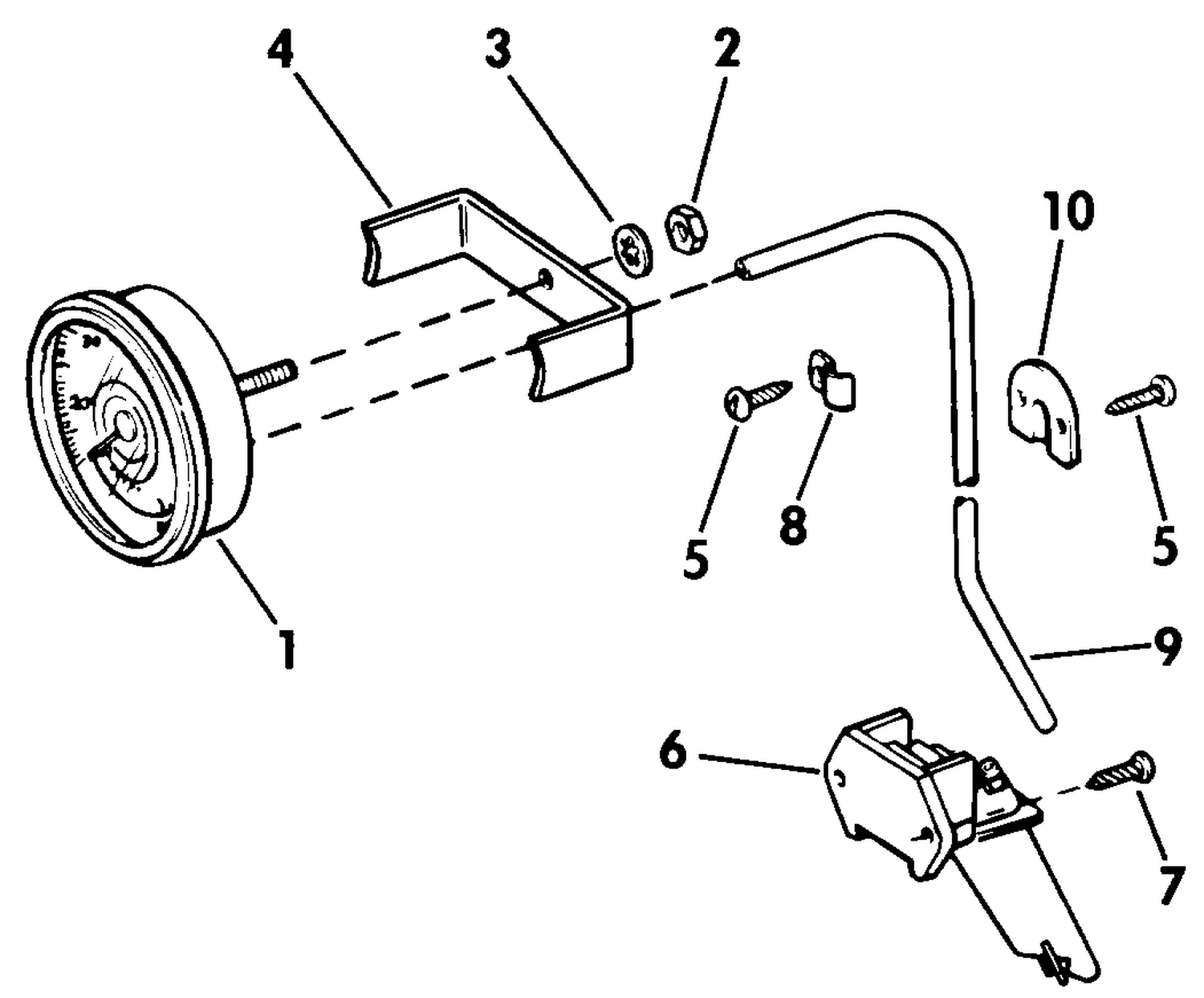 SPEEDOMETER KIT-FLUSH MOUNT