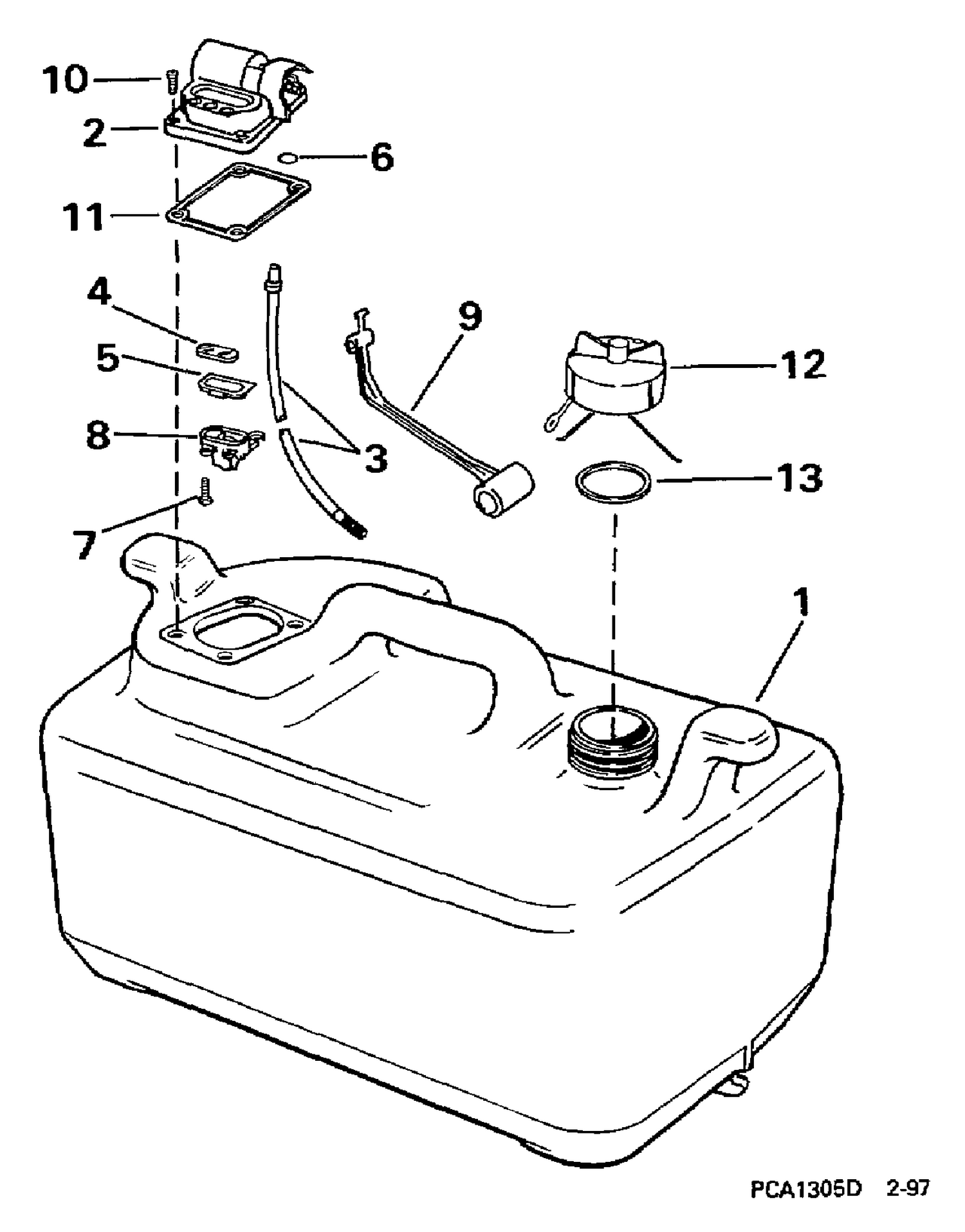 FUEL TANK - 6 GALLON