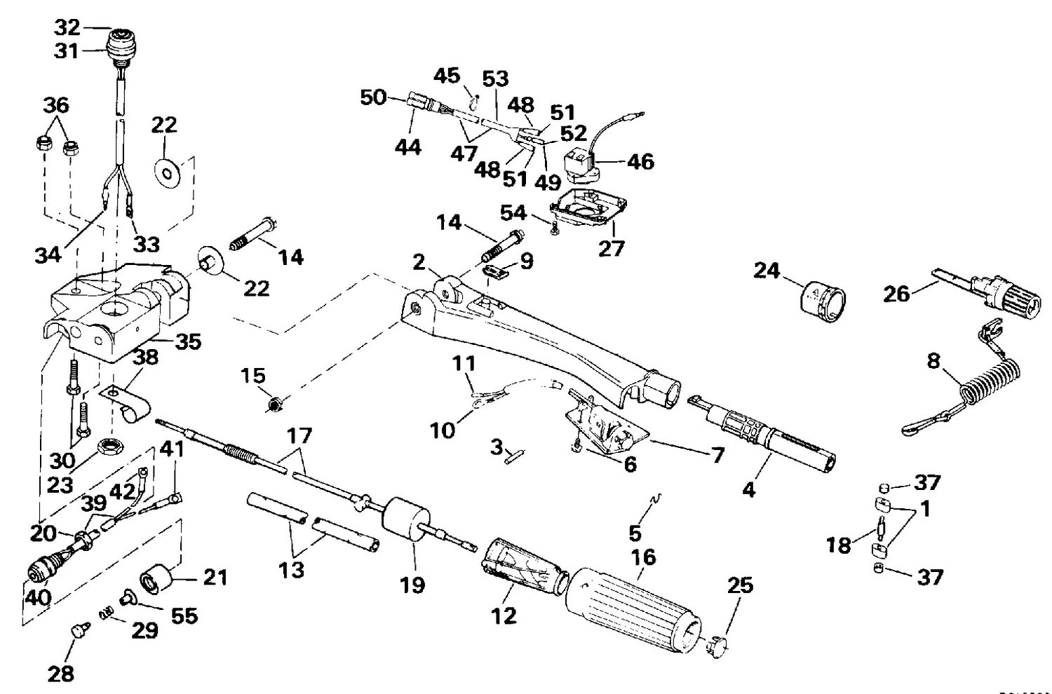 STEERING AND SHIFT HANDLE