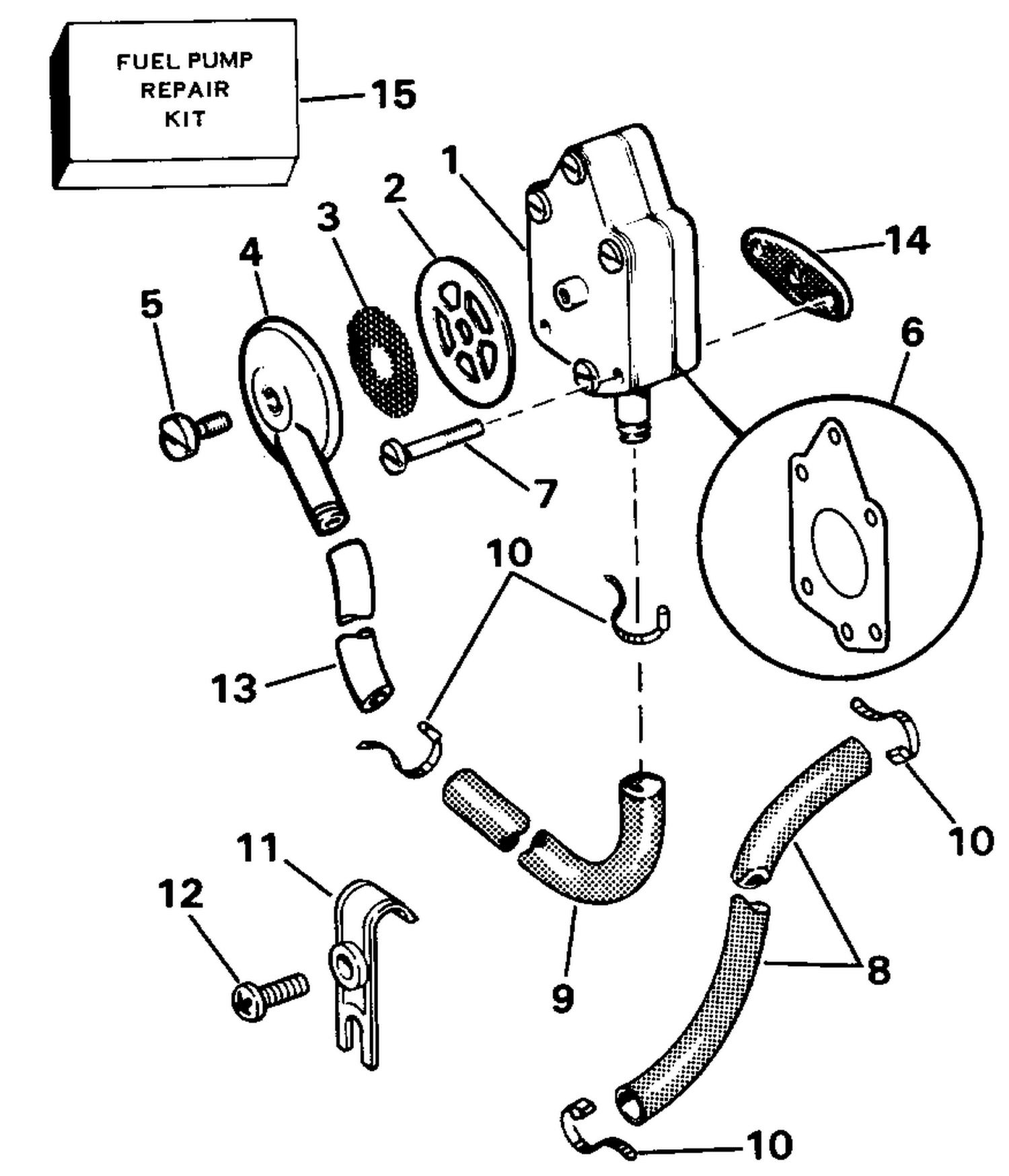 FUEL PUMP AND FILTER
