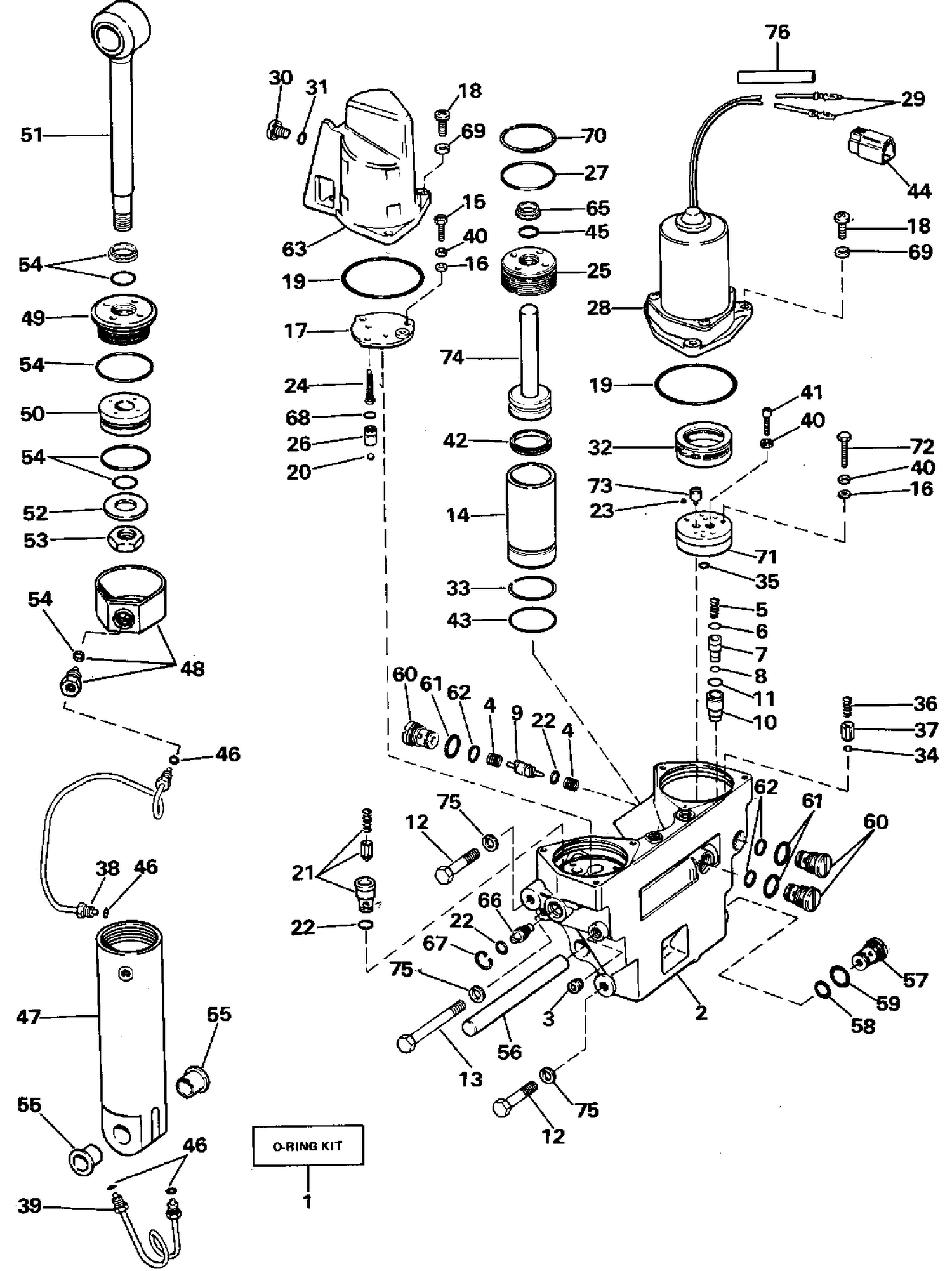POWER TRIM/TILT HYDRAULIC ASSEMBLY